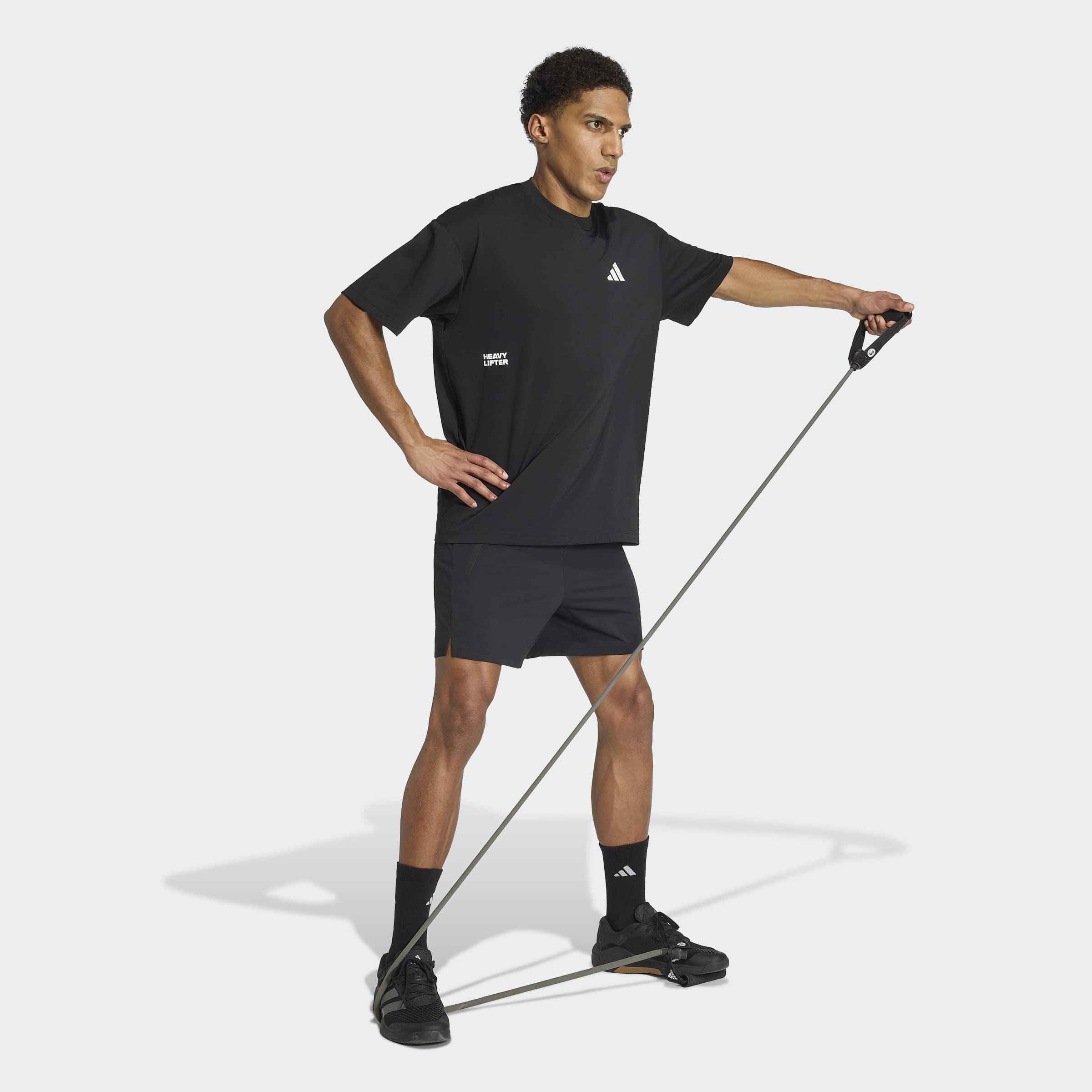 Climacool Fun Training Graphic T-Shirt, Black, A701_ONE, large image number 5