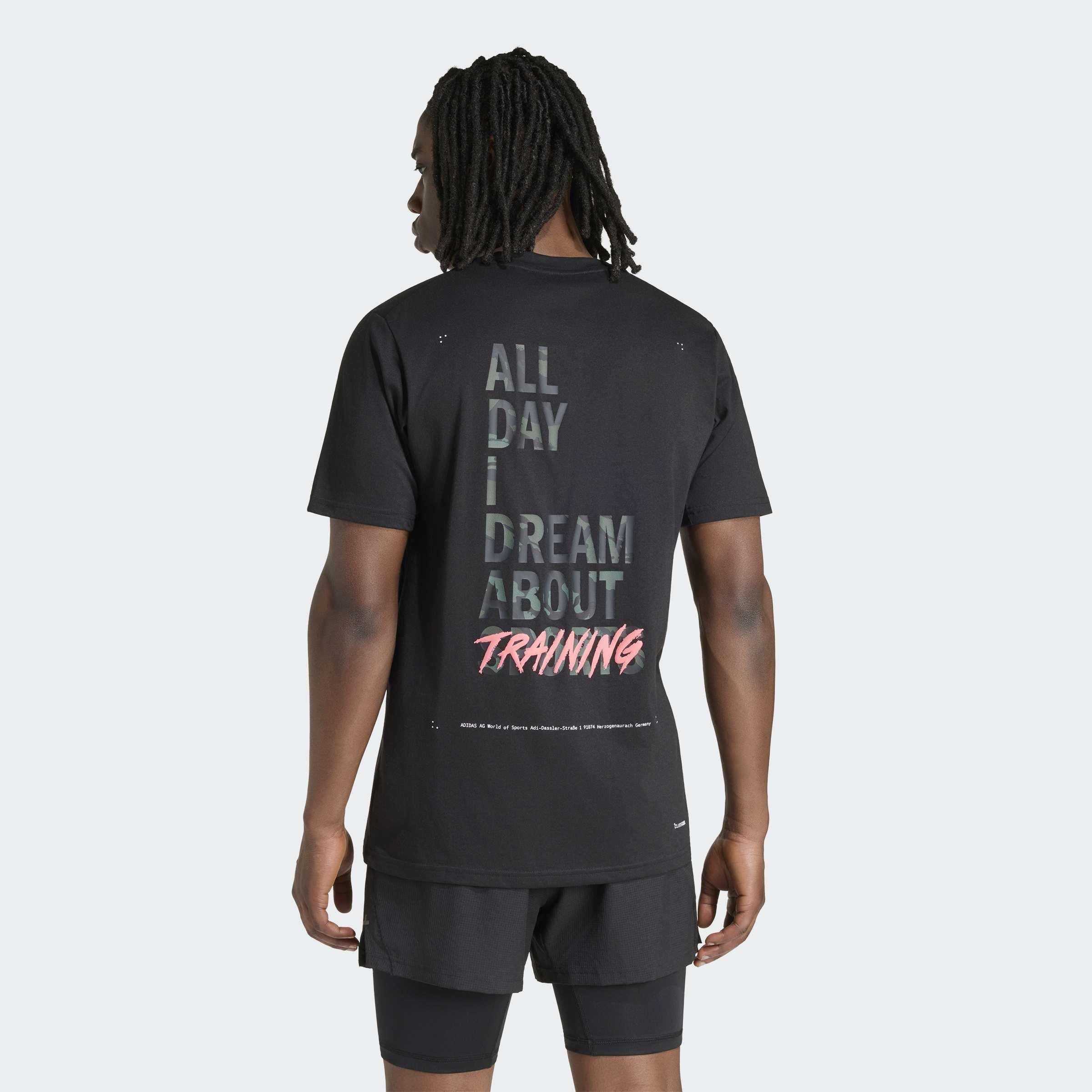 Climacool Camo Training Graphic T-Shirt, Black