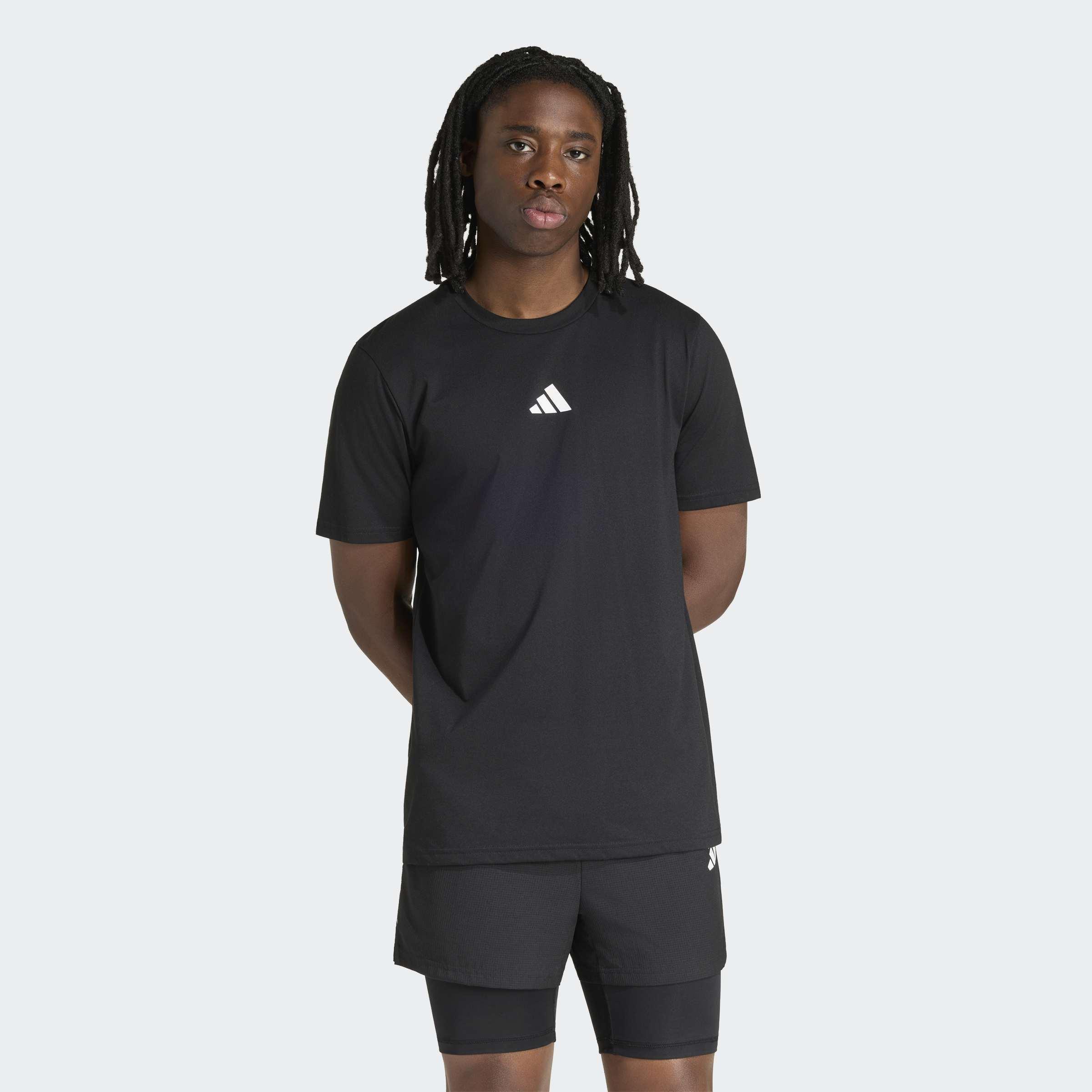 Climacool Camo Training Graphic T-Shirt, Black, A701_ONE, large image number 4