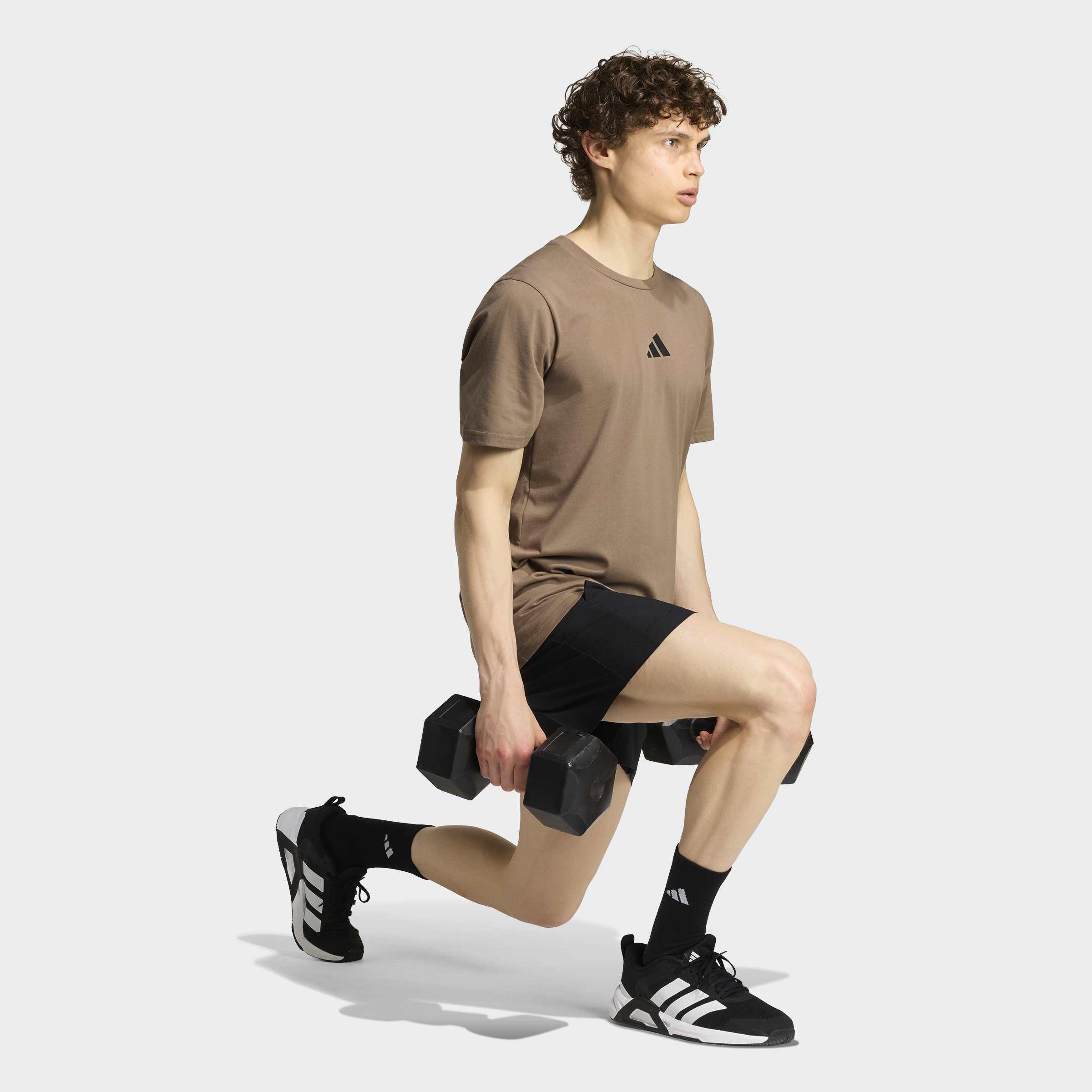 Climacool Camo Training Graphic T-Shirt, Beige, A701_ONE, large image number 4