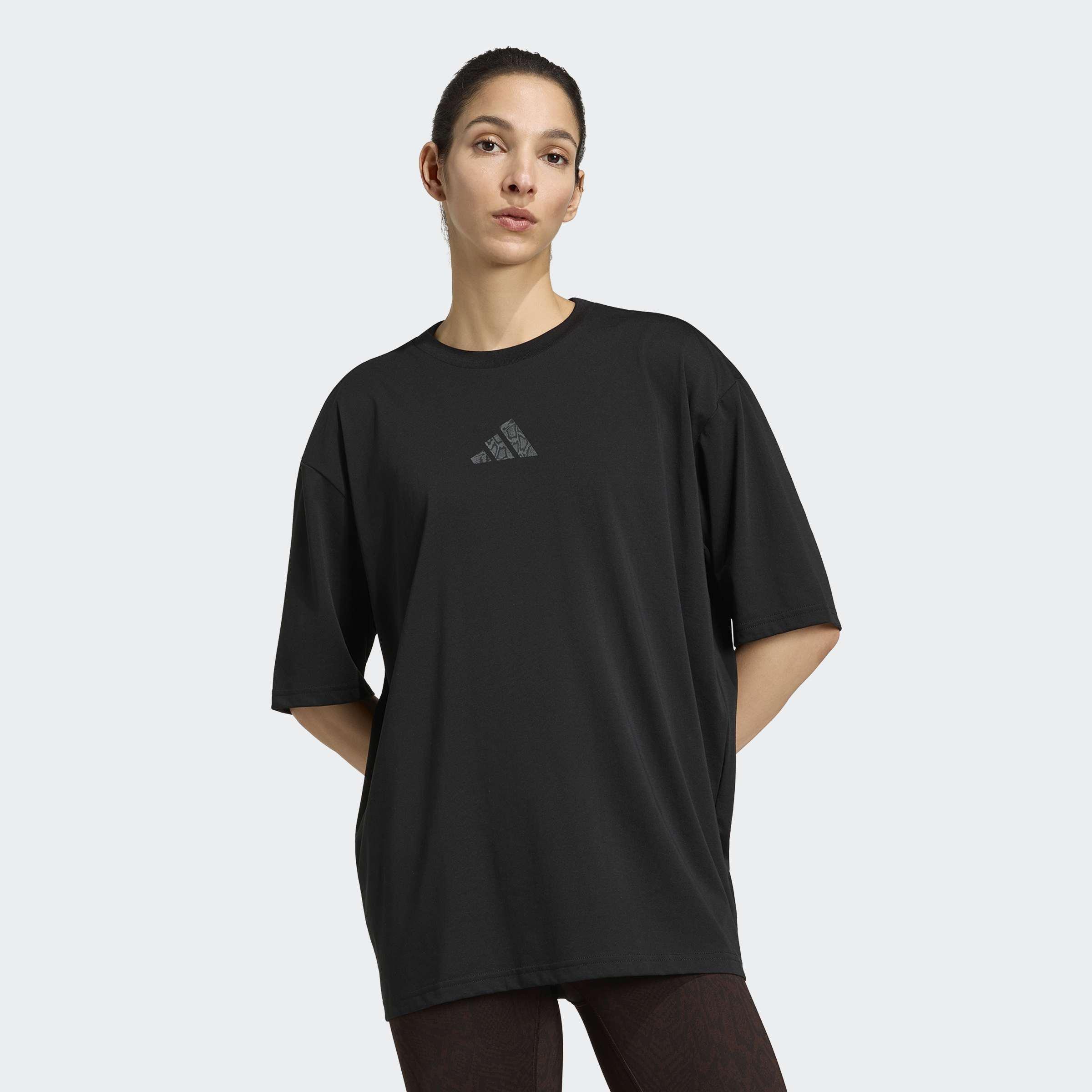 Climacool Animal Training Graphic T-Shirt, Black, A701_ONE, large image number 5