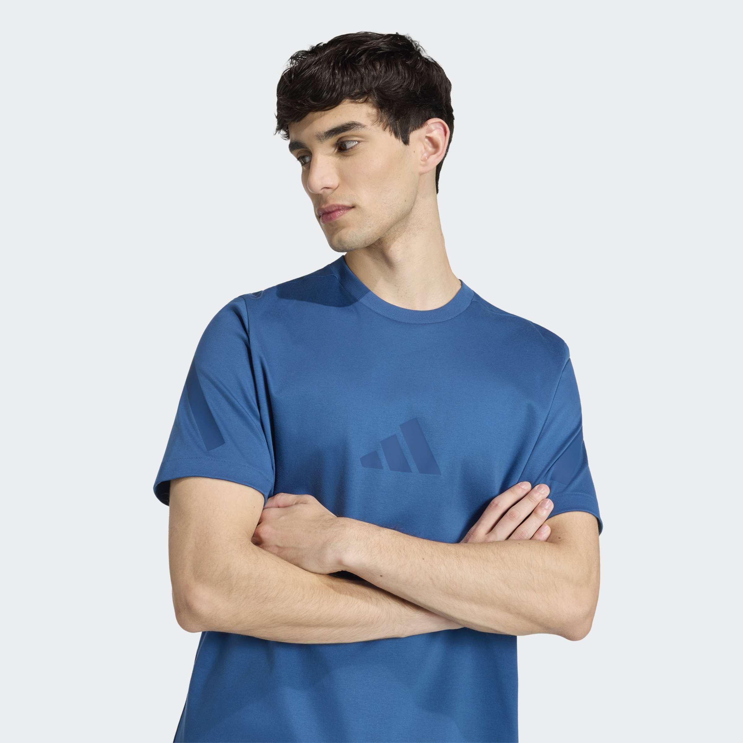 adidas Z.N.E. T-Shirt, Blue, A701_ONE, large image number 3
