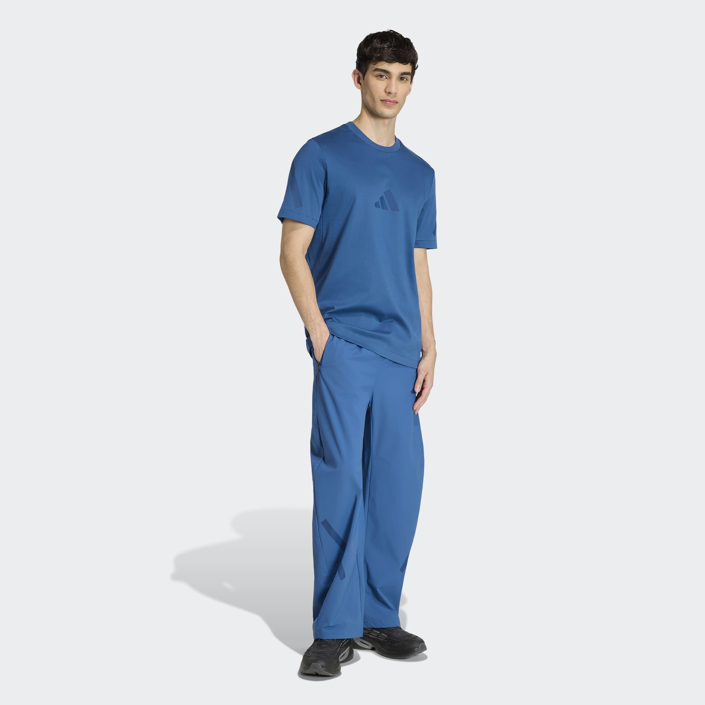 adidas Z.N.E. T-Shirt, Blue, A701_ONE, large image number 4