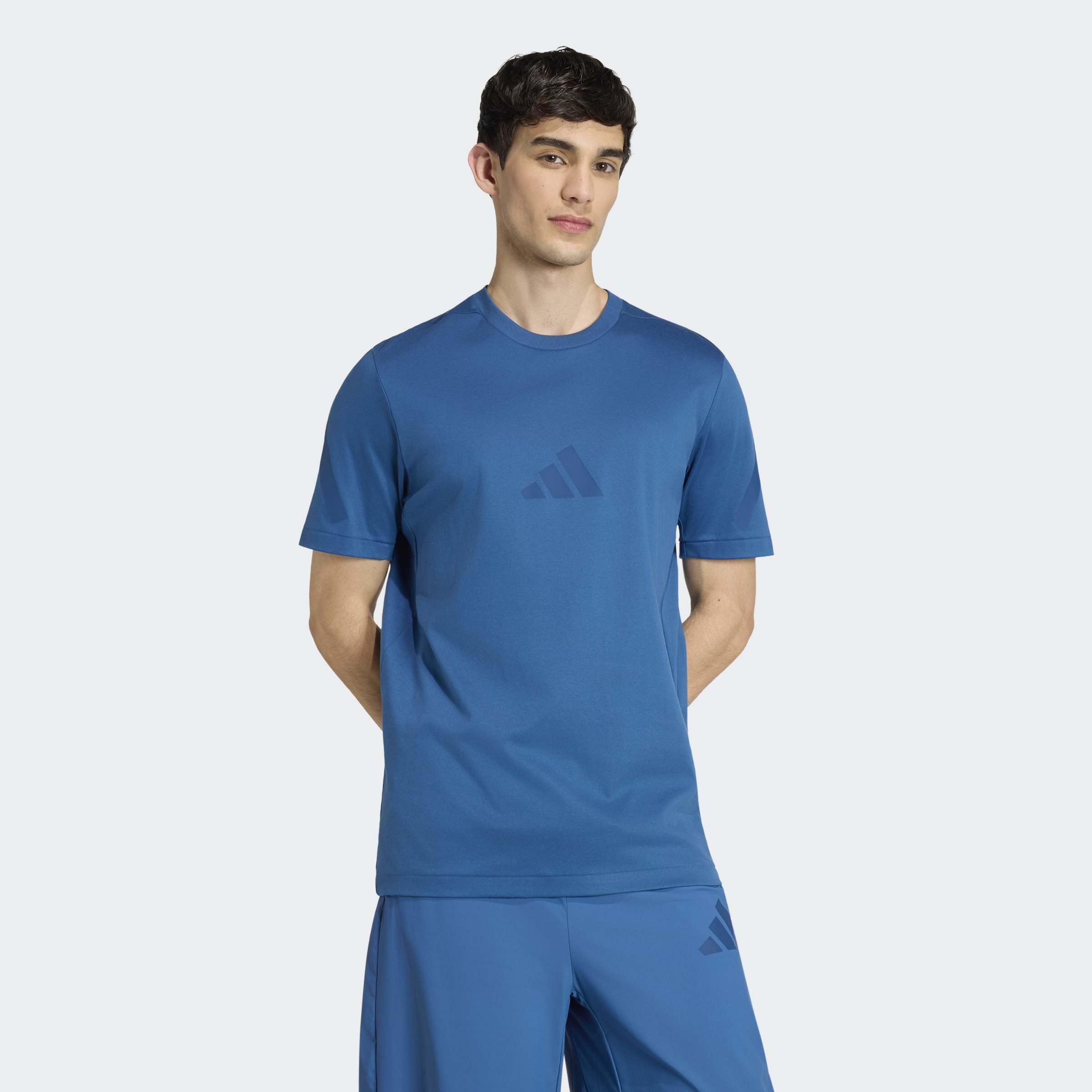 adidas Z.N.E. T-Shirt, Blue, A701_ONE, large image number 6