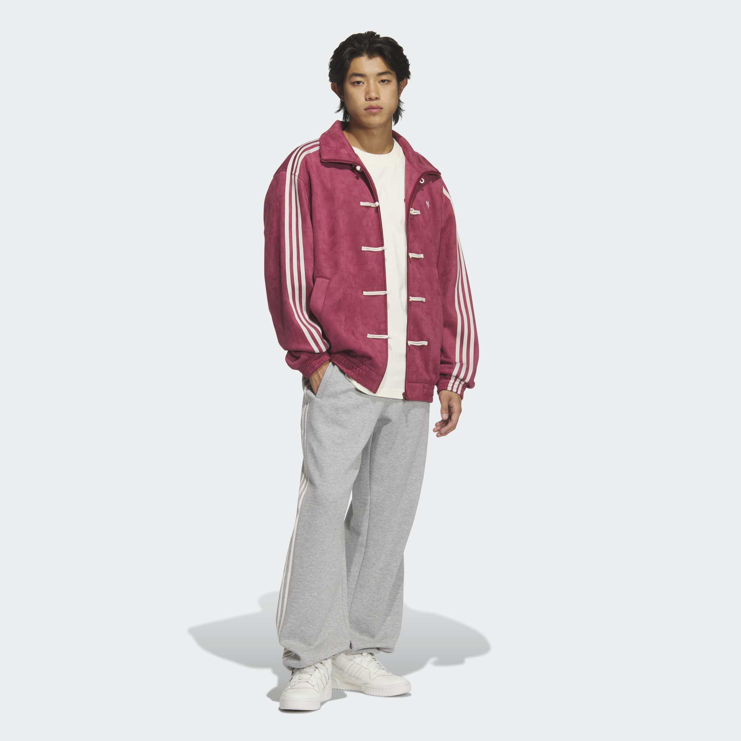Unisex Chinese New Year Jacket, Red, A701_ONE, large image number 5