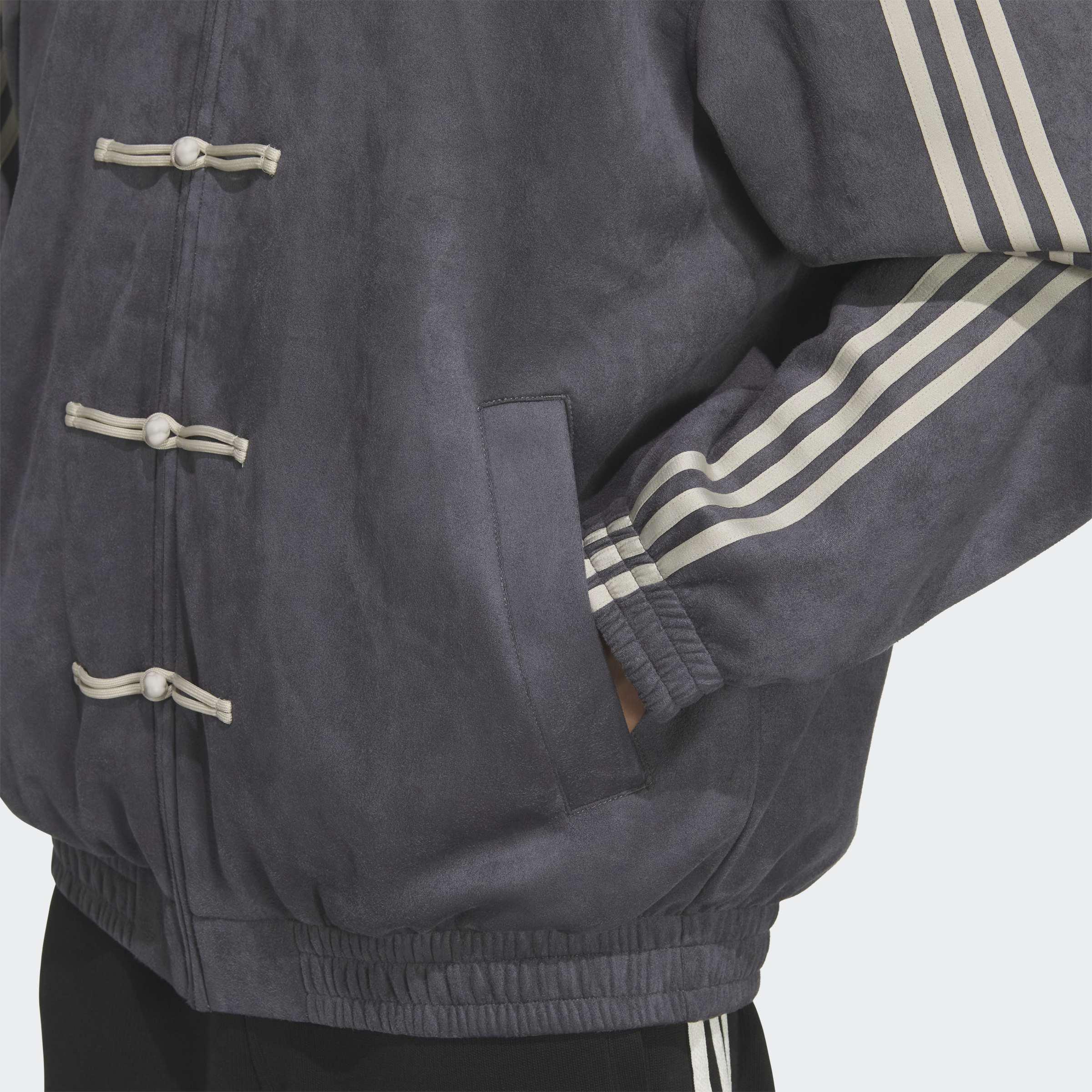 Unisex Chinese New Year Jacket, Grey, A701_ONE, large image number 4