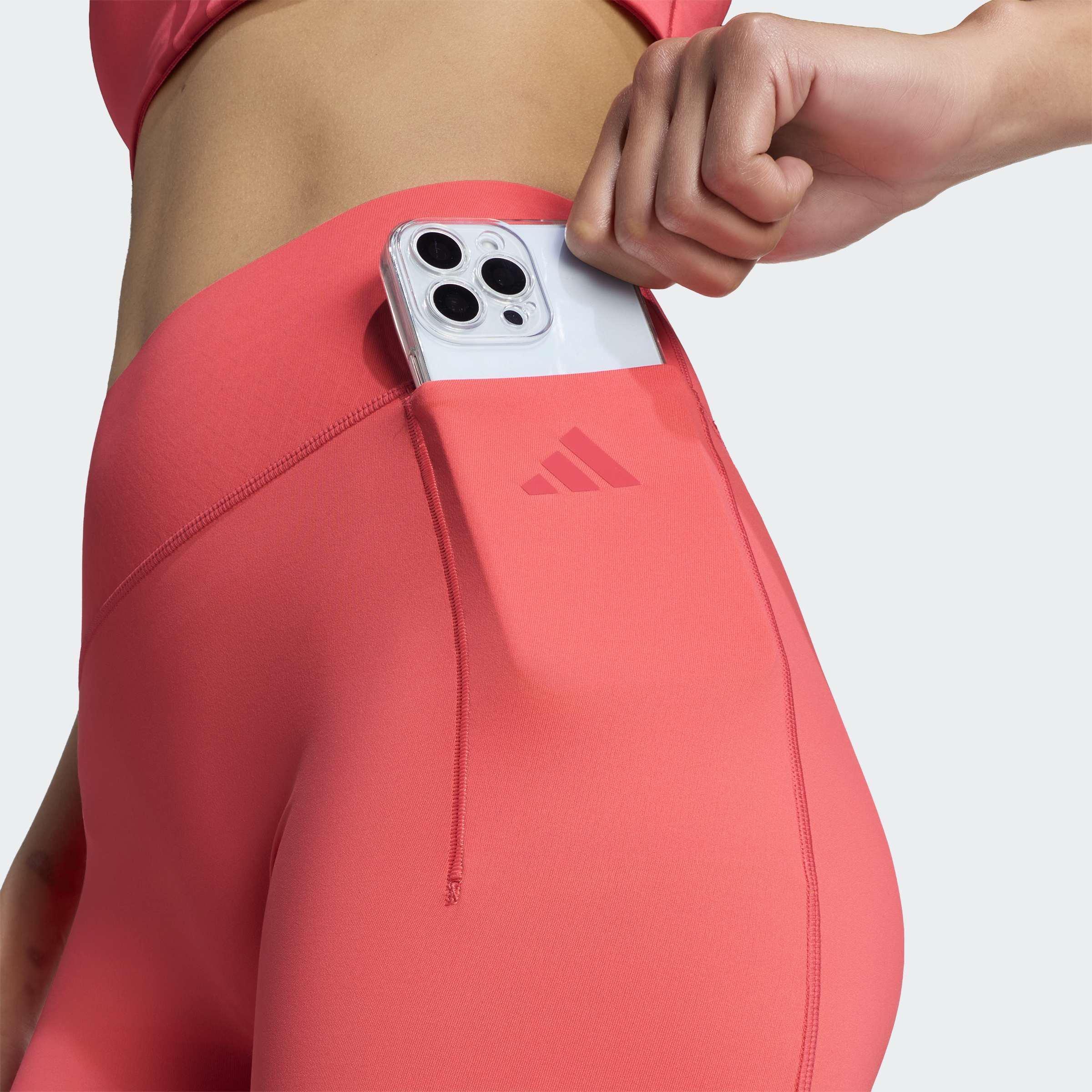 Optime Short Leggings, Pink, A701_ONE, large image number 2