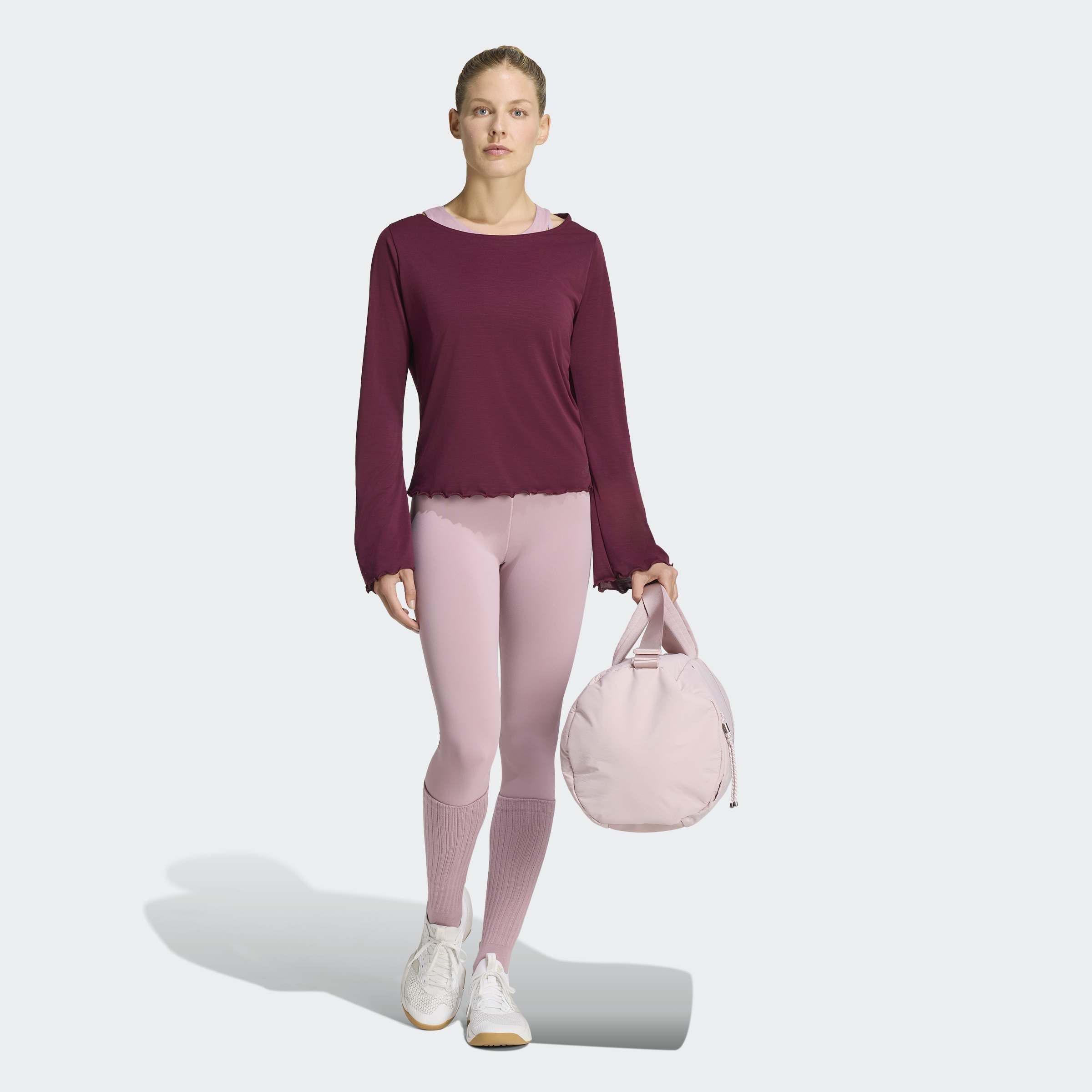 adidas All Me 7/8 Leggings, Purple, A701_ONE, large image number 4