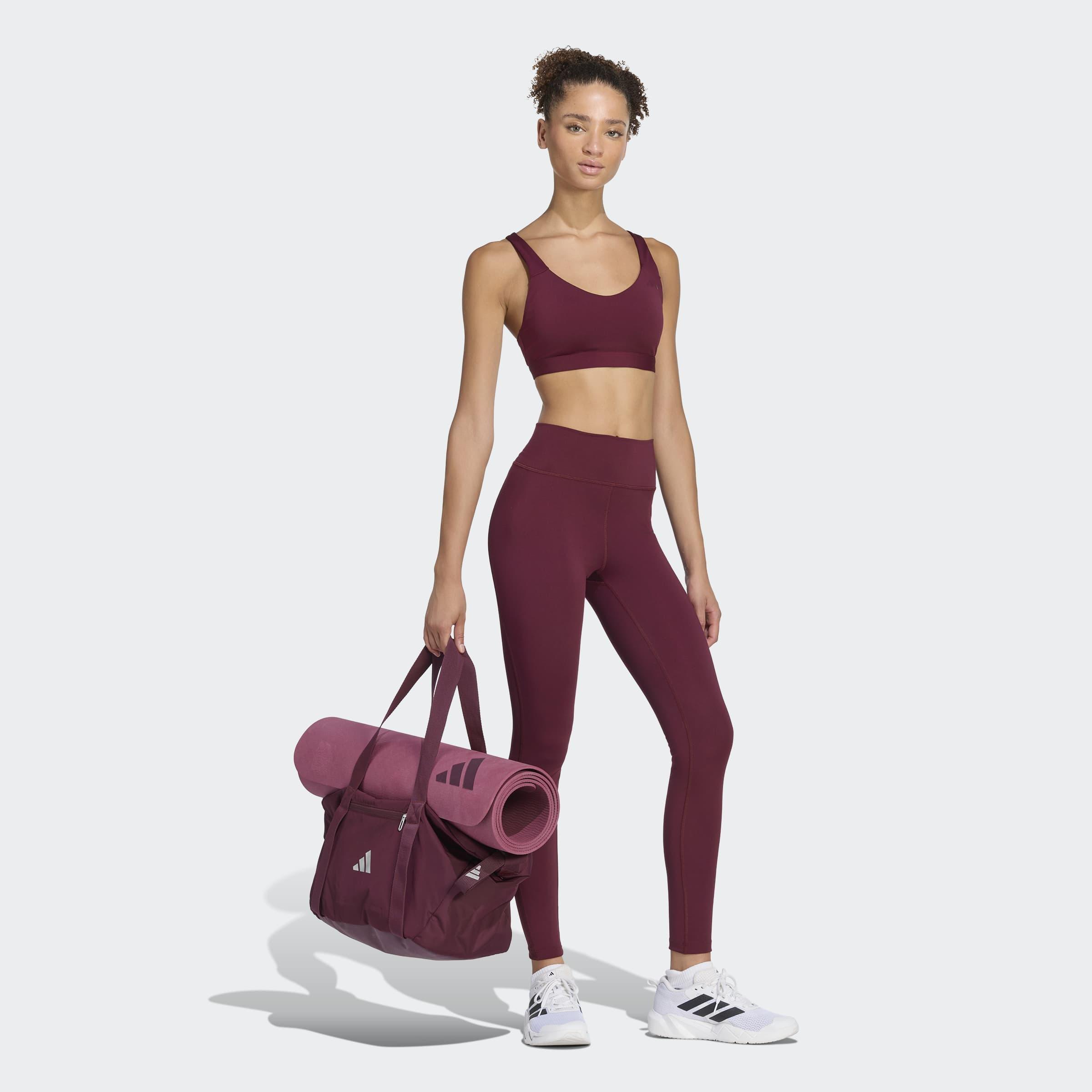 All Me Essentials Full-Length Leggings, Burgundy, A701_ONE, large image number 6