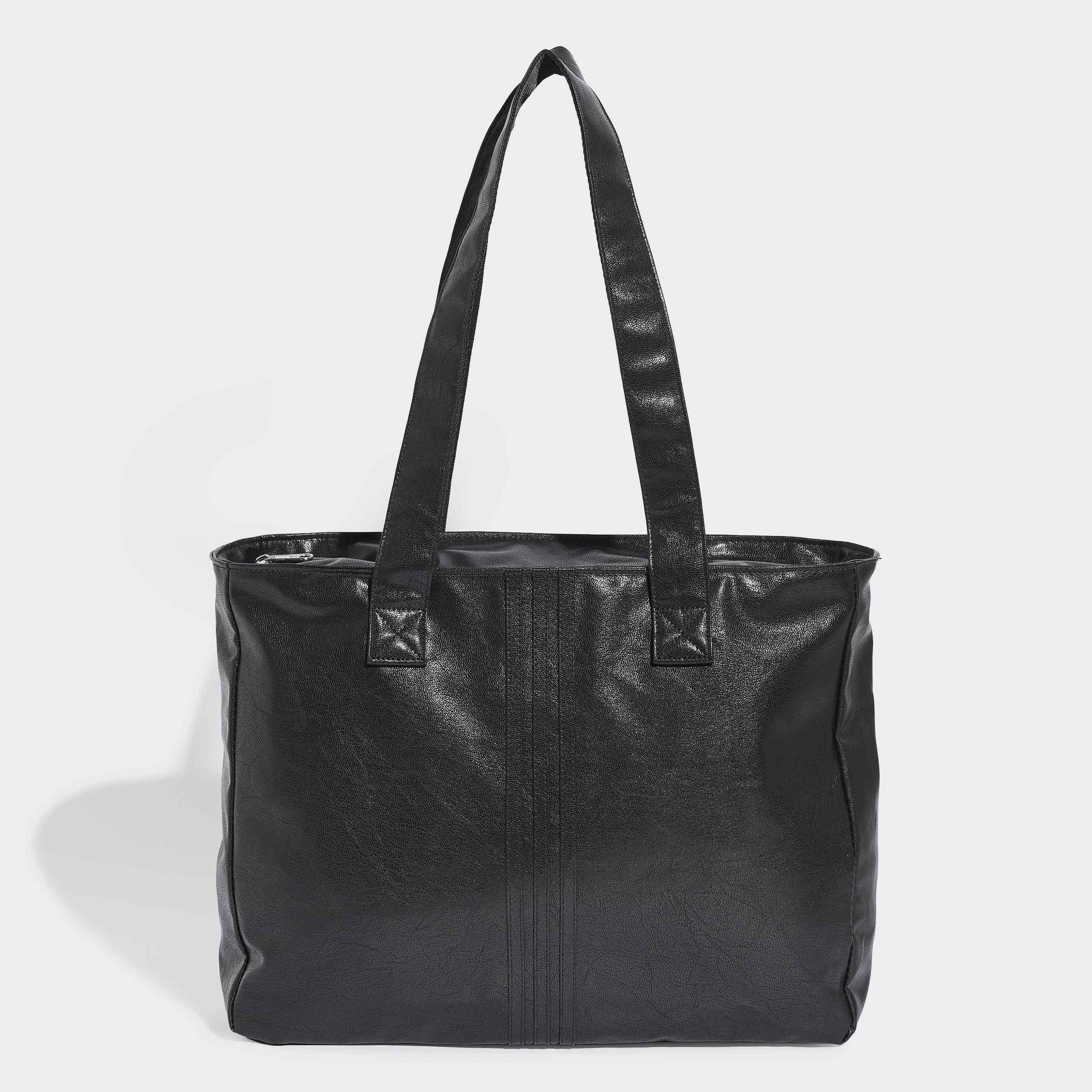 Unisex Shopper Metallic Pu Bag, Black, A701_ONE, large image number 3