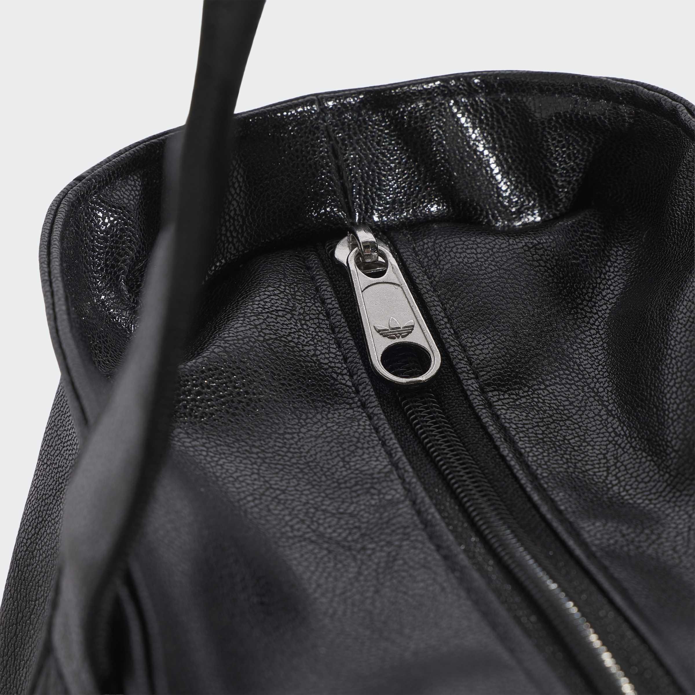 Unisex Shopper Metallic Pu Bag, Black, A701_ONE, large image number 5