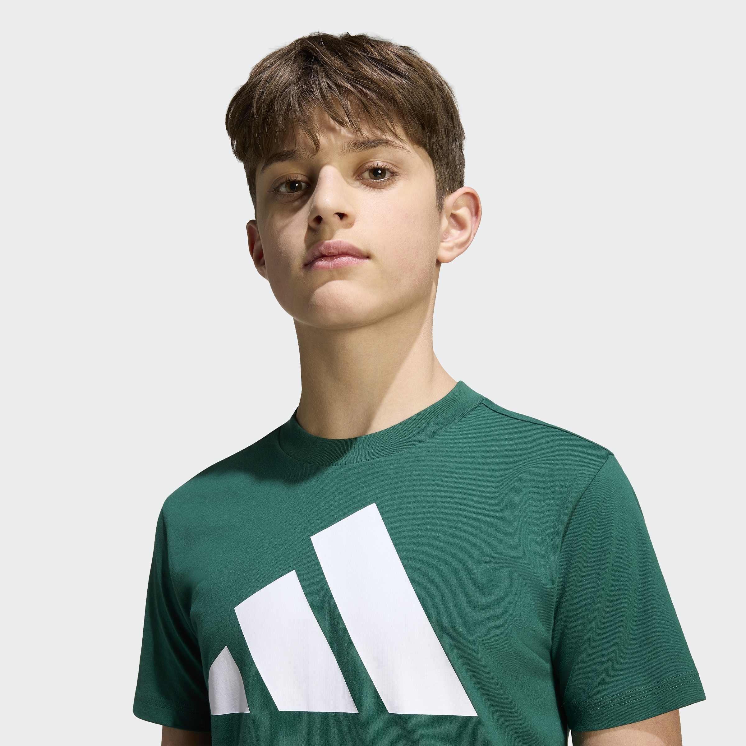 Kids Unisex Essentials T-Shirt, Green, A701_ONE, large image number 3