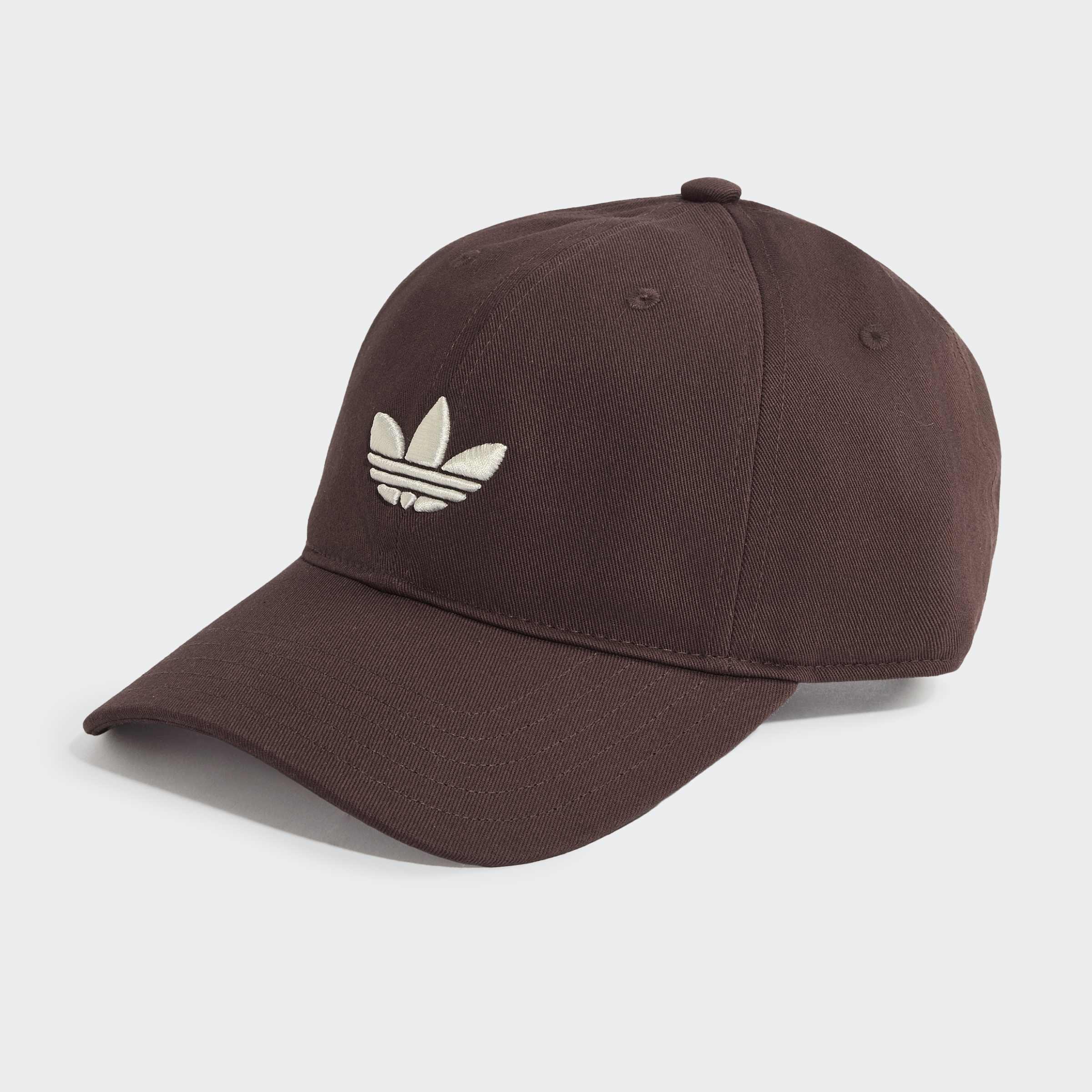 Unisex Adicolor Classic Trefoil Baseball Cap, Burgundy
