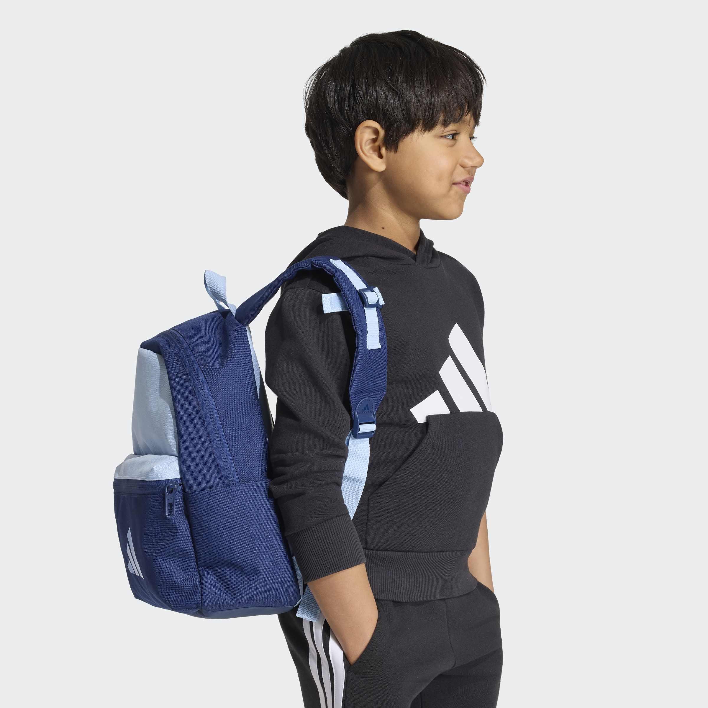Kids Unisex Logo Backpack, Blue, A701_ONE, large image number 7