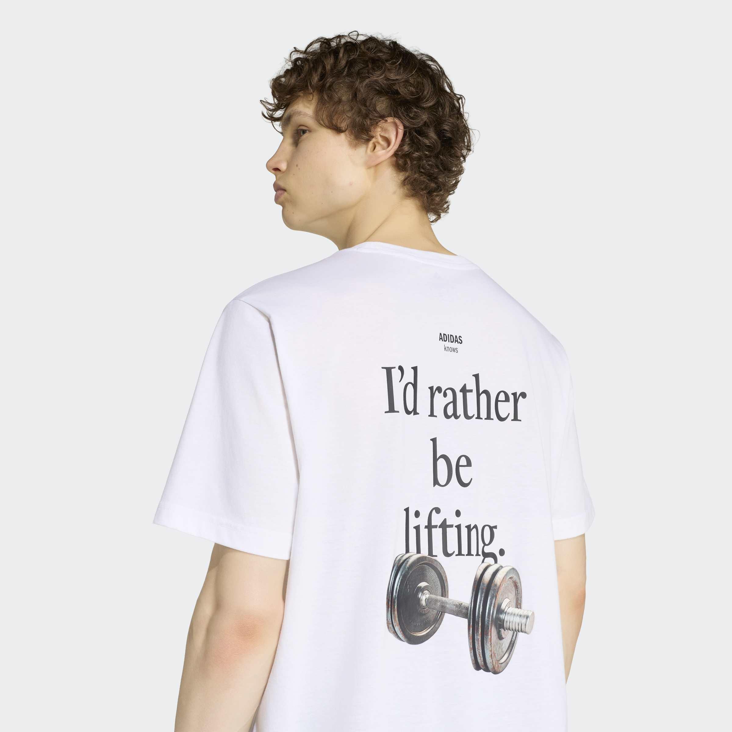 Climacool Category Training Graphic T-Shirt, White, A701_ONE, large image number 2