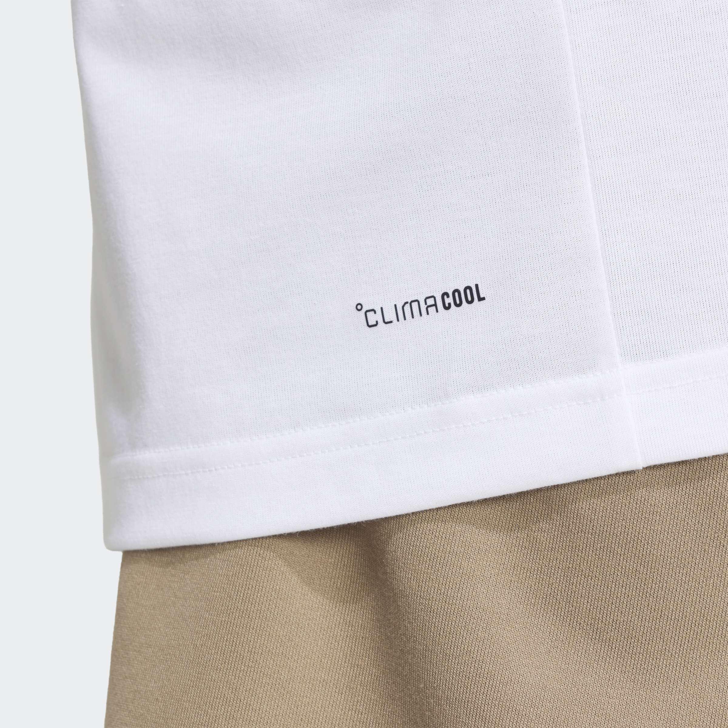 Climacool Category Training Graphic T-Shirt, White, A701_ONE, large image number 3