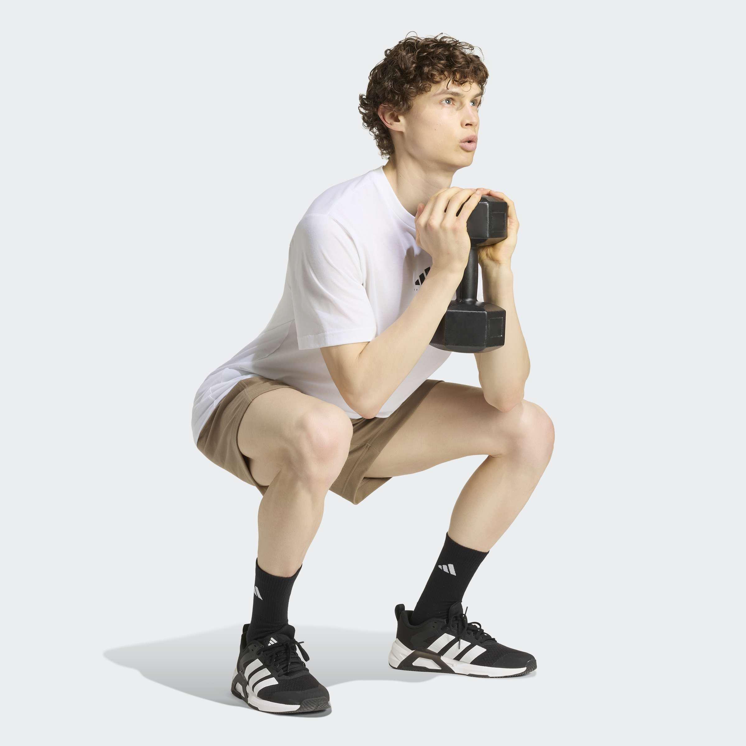 Climacool Category Training Graphic T-Shirt, White, A701_ONE, large image number 4