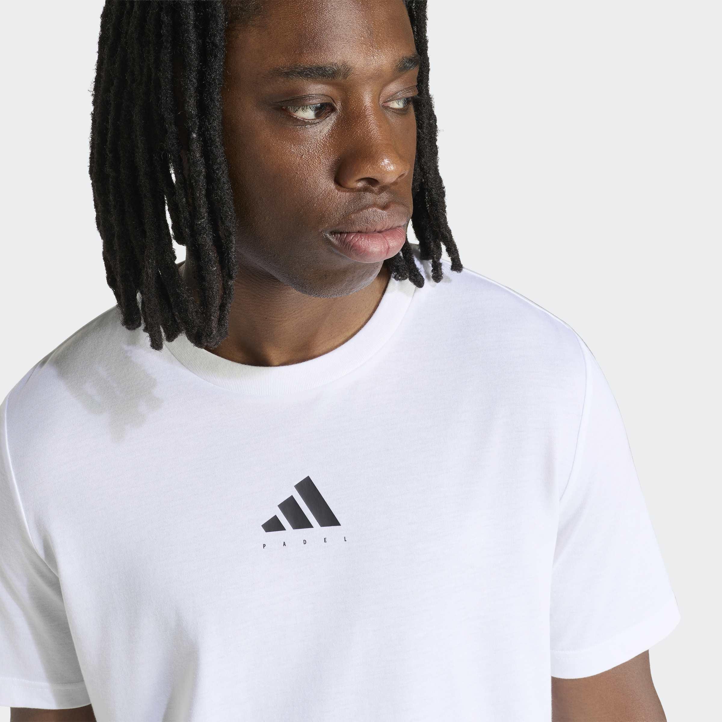 Padel Category Graphic T-Shirt, White, A701_ONE, large image number 2