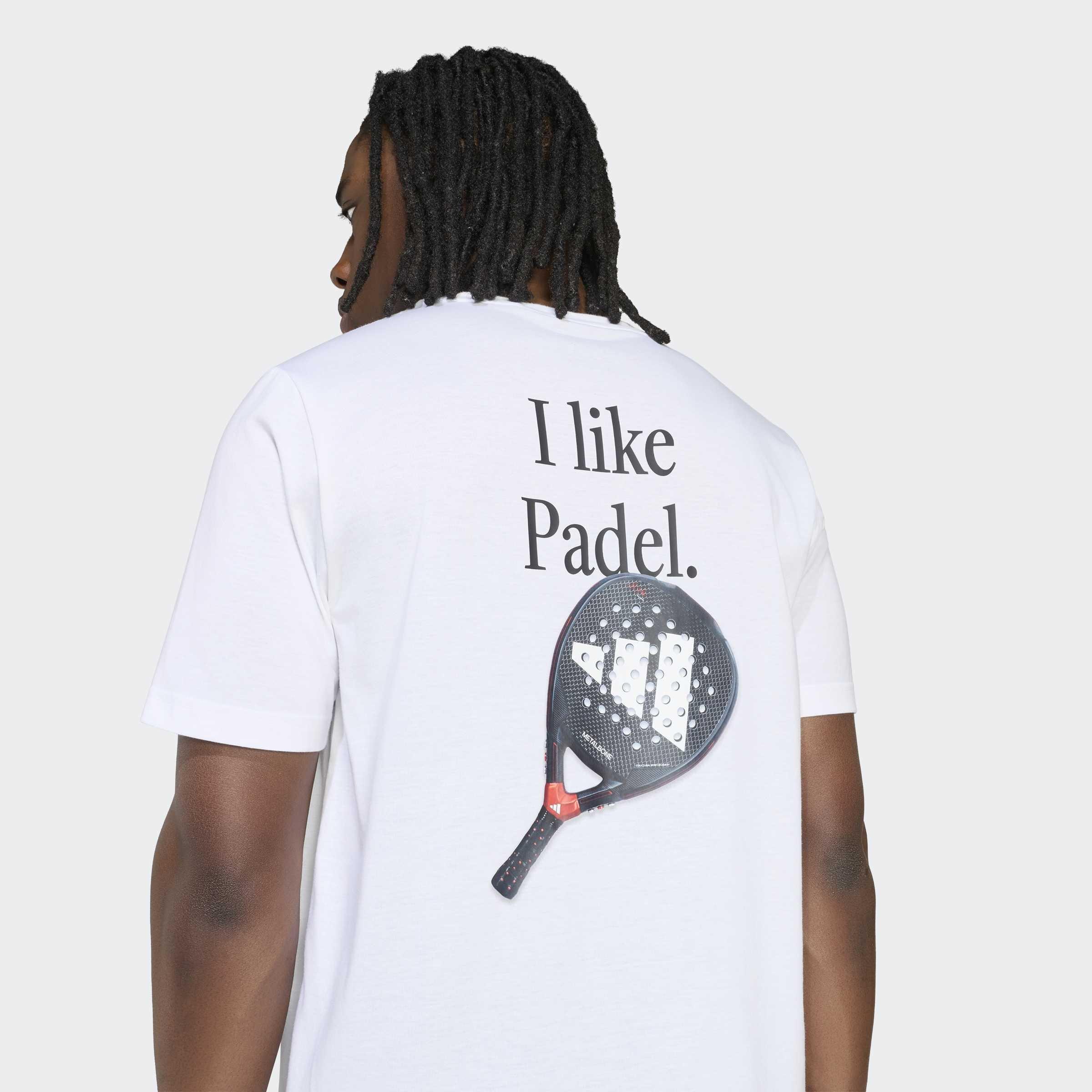 Padel Category Graphic T-Shirt, White, A701_ONE, large image number 3