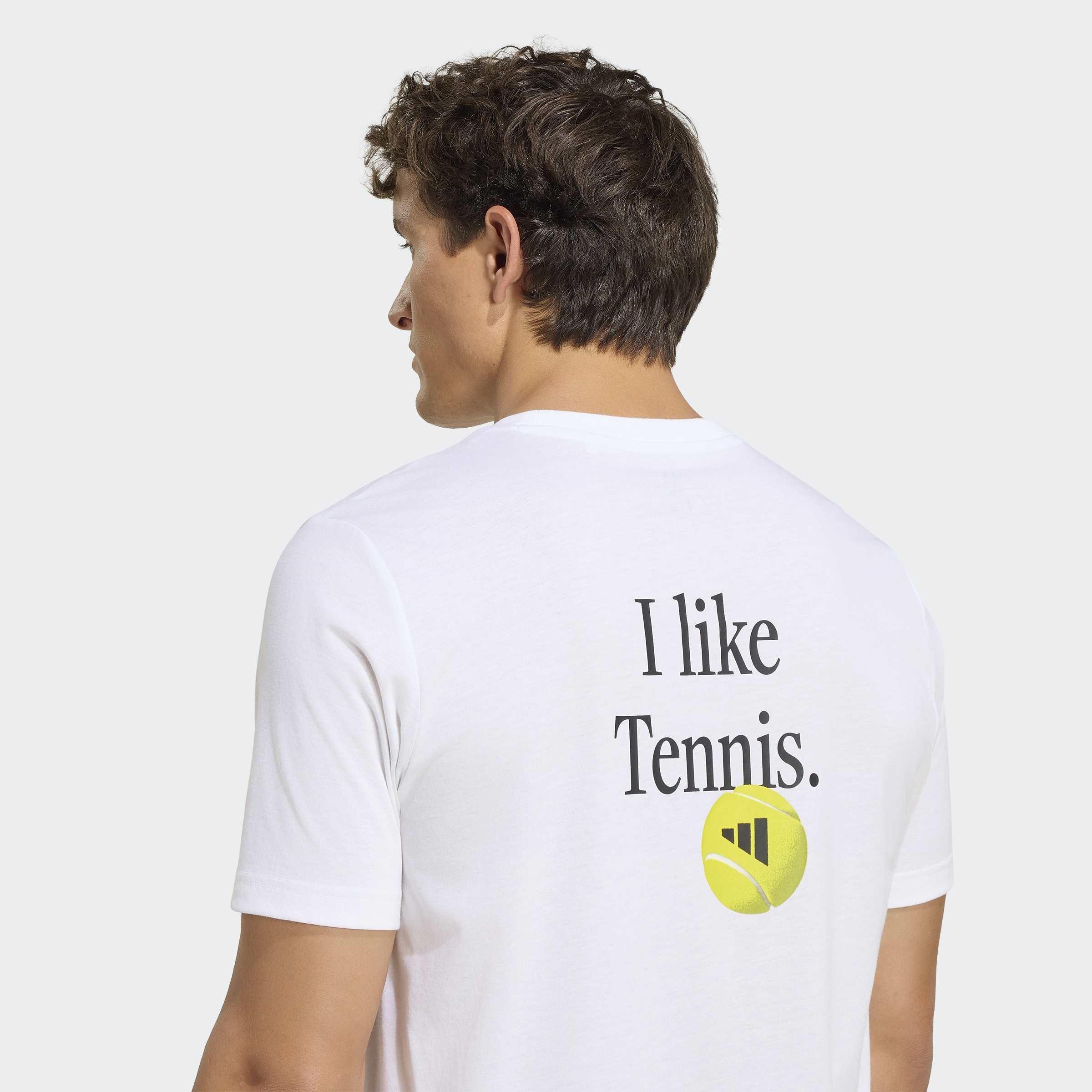 Tennis Category Graphic T-Shirt, White, A701_ONE, large image number 3