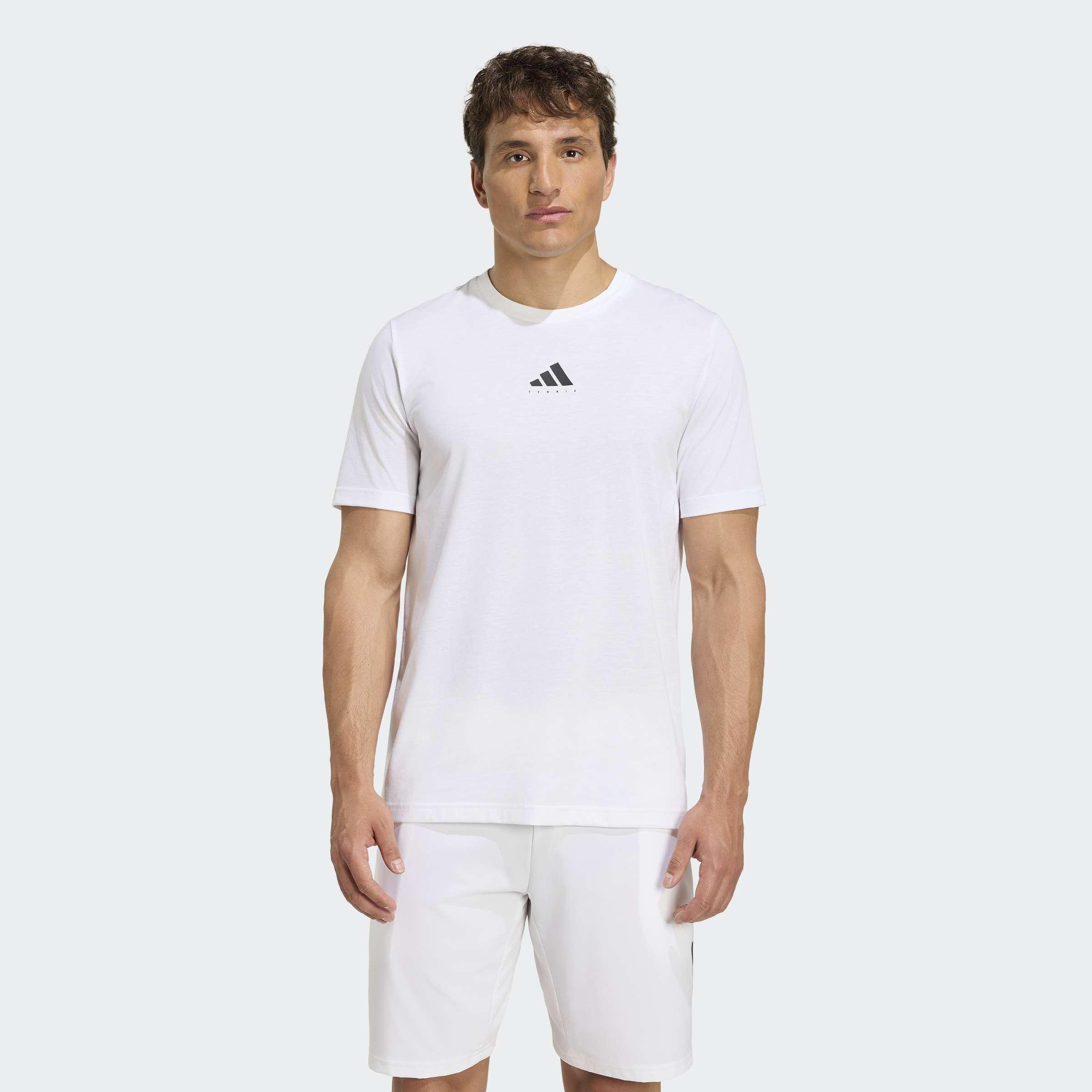 Tennis Category Graphic T-Shirt, White, A701_ONE, large image number 5