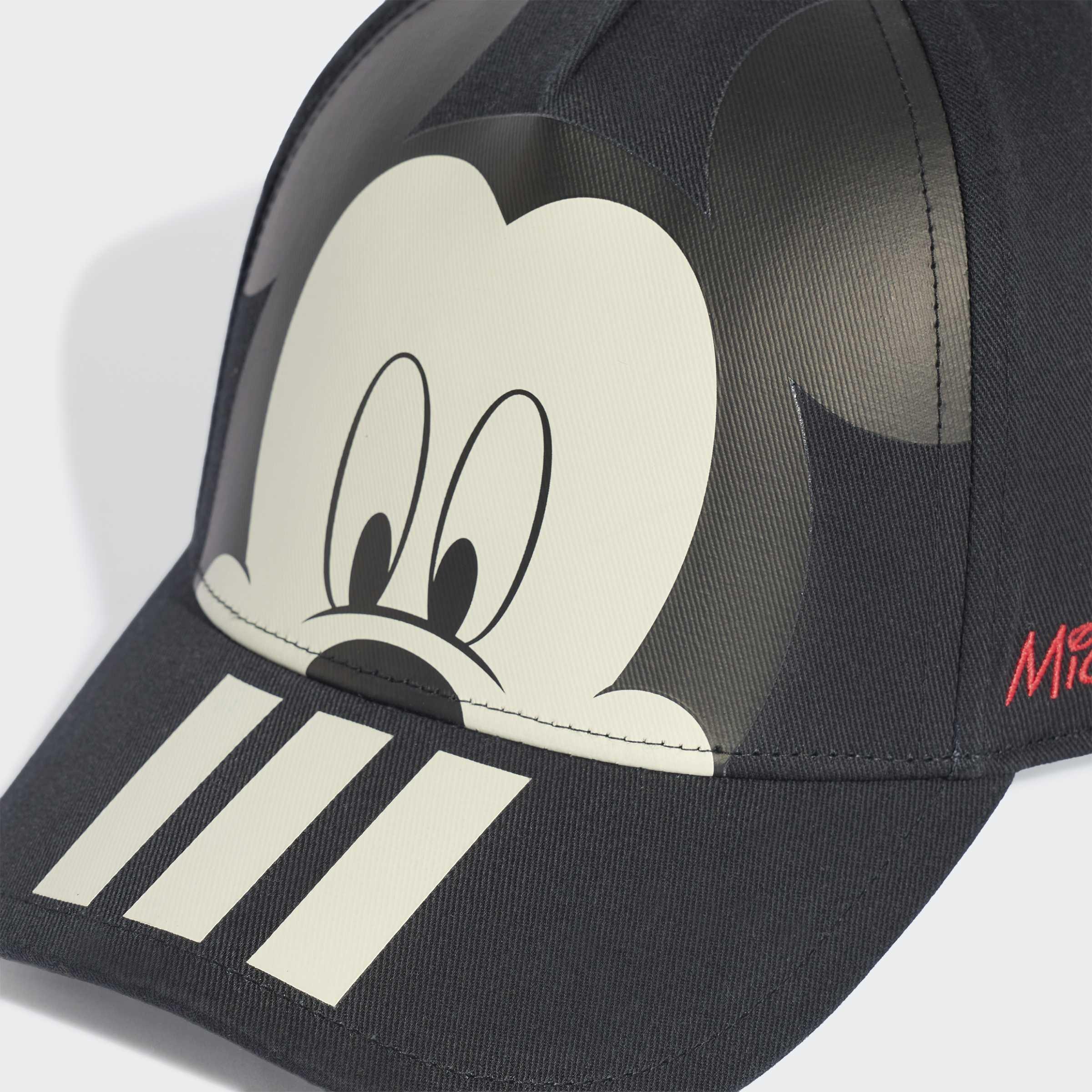 Kids Unisex adidas Disney Mickey Mouse Cap, Black, A701_ONE, large image number 3