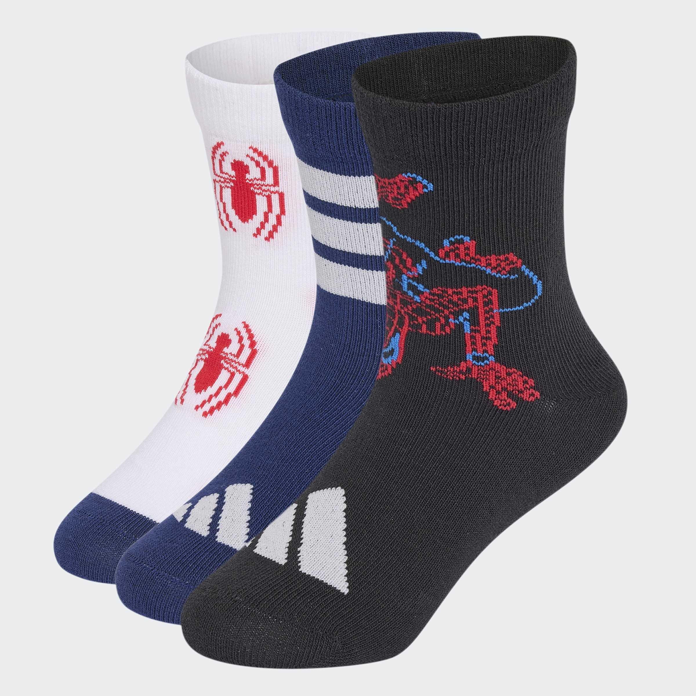 Kids Unisex adidas Marvel Spider-Man Kids Socks, Multicolour