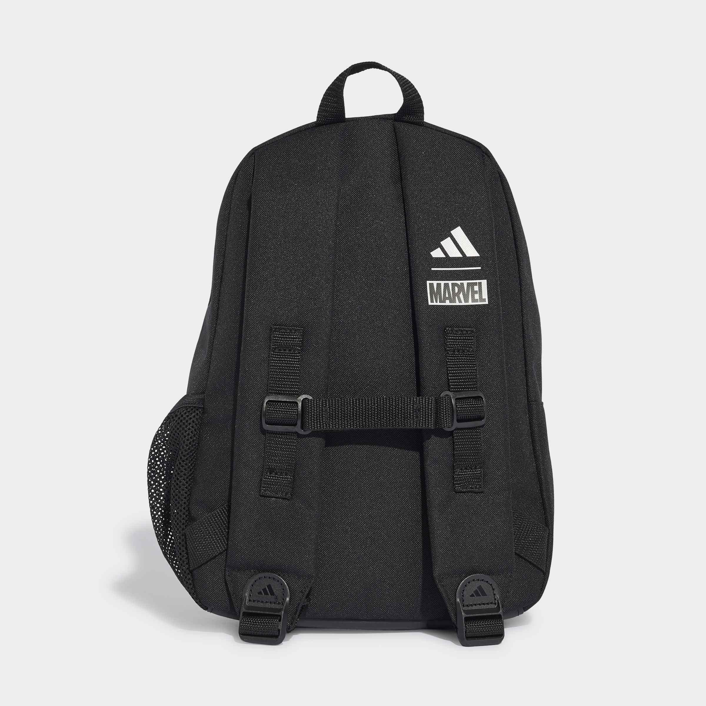 Kids Unisex adidas Marvel Spider-Man Backpack, Black, A701_ONE, large image number 3