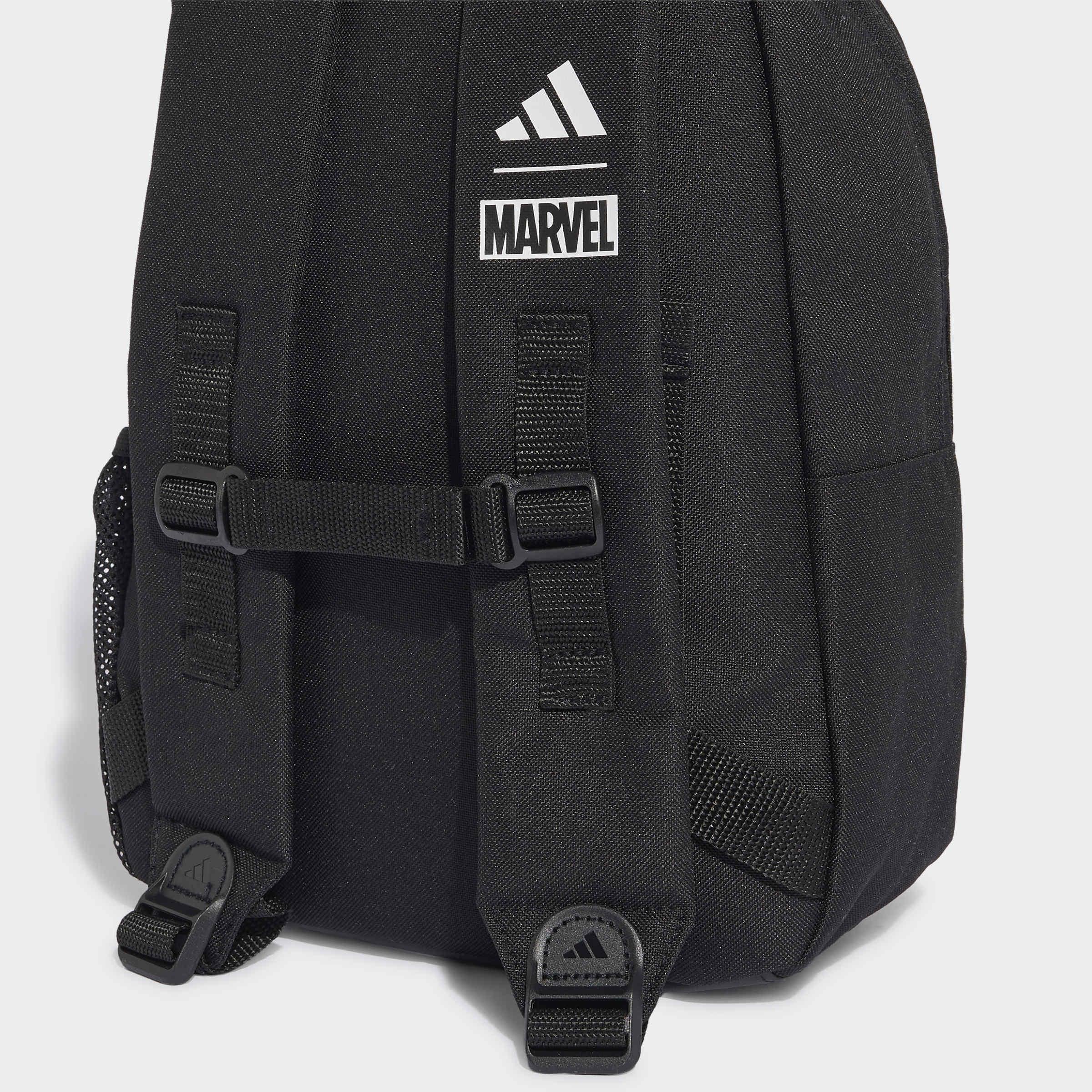 Kids Unisex adidas Marvel Spider-Man Backpack, Black, A701_ONE, large image number 5