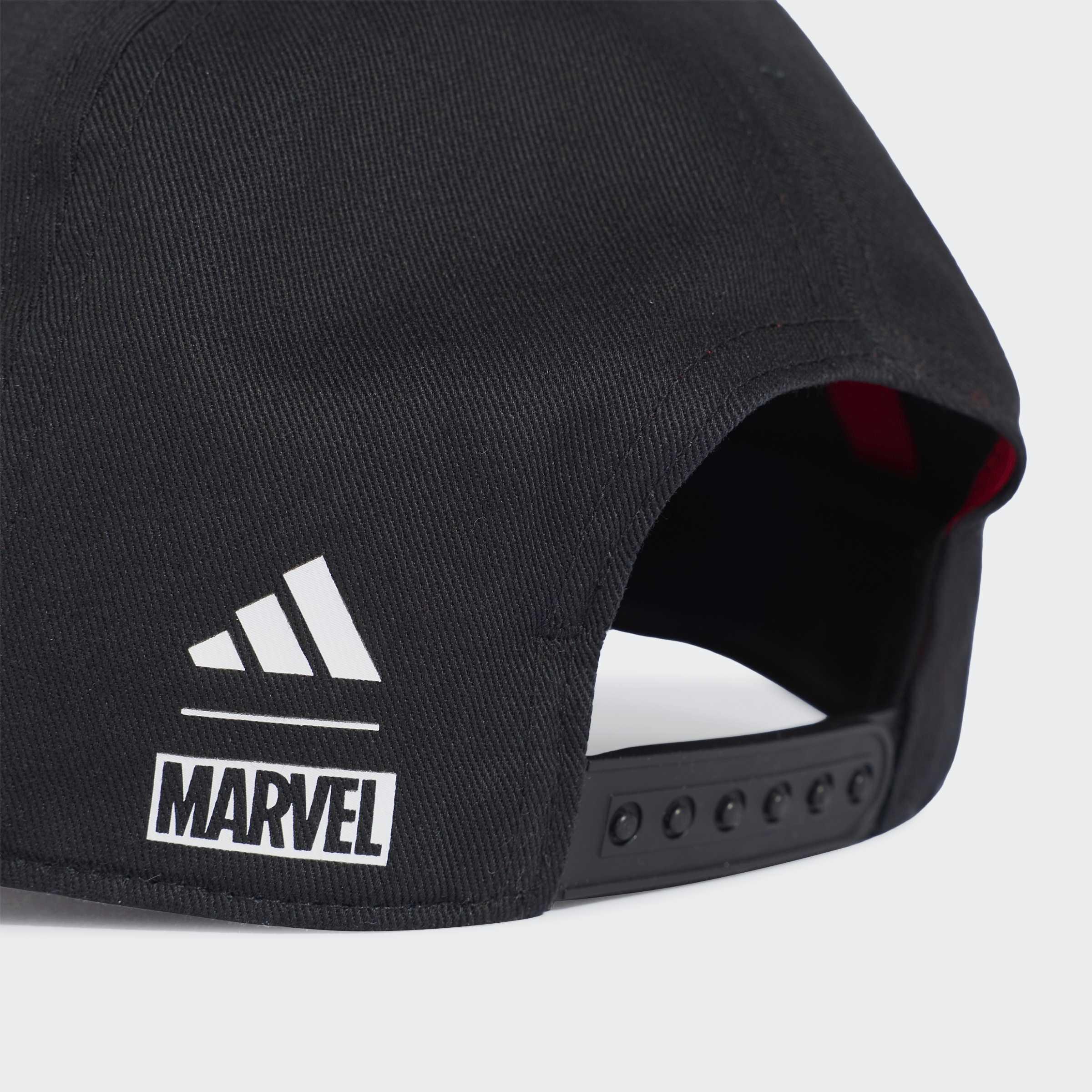 Kids Unisex adidas Marvel Spider-Man Cap, Black, A701_ONE, large image number 3