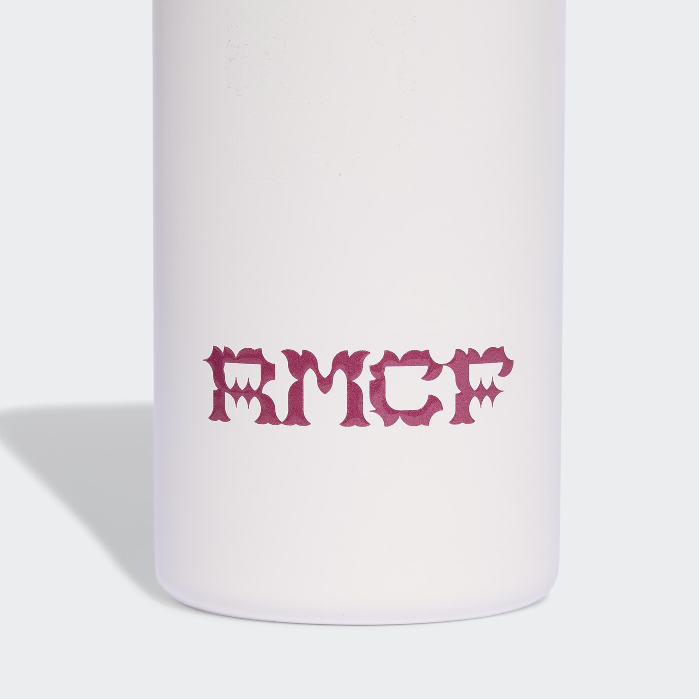 Unisex Real Madrid Metal Water Bottle, White, A701_ONE, large image number 2