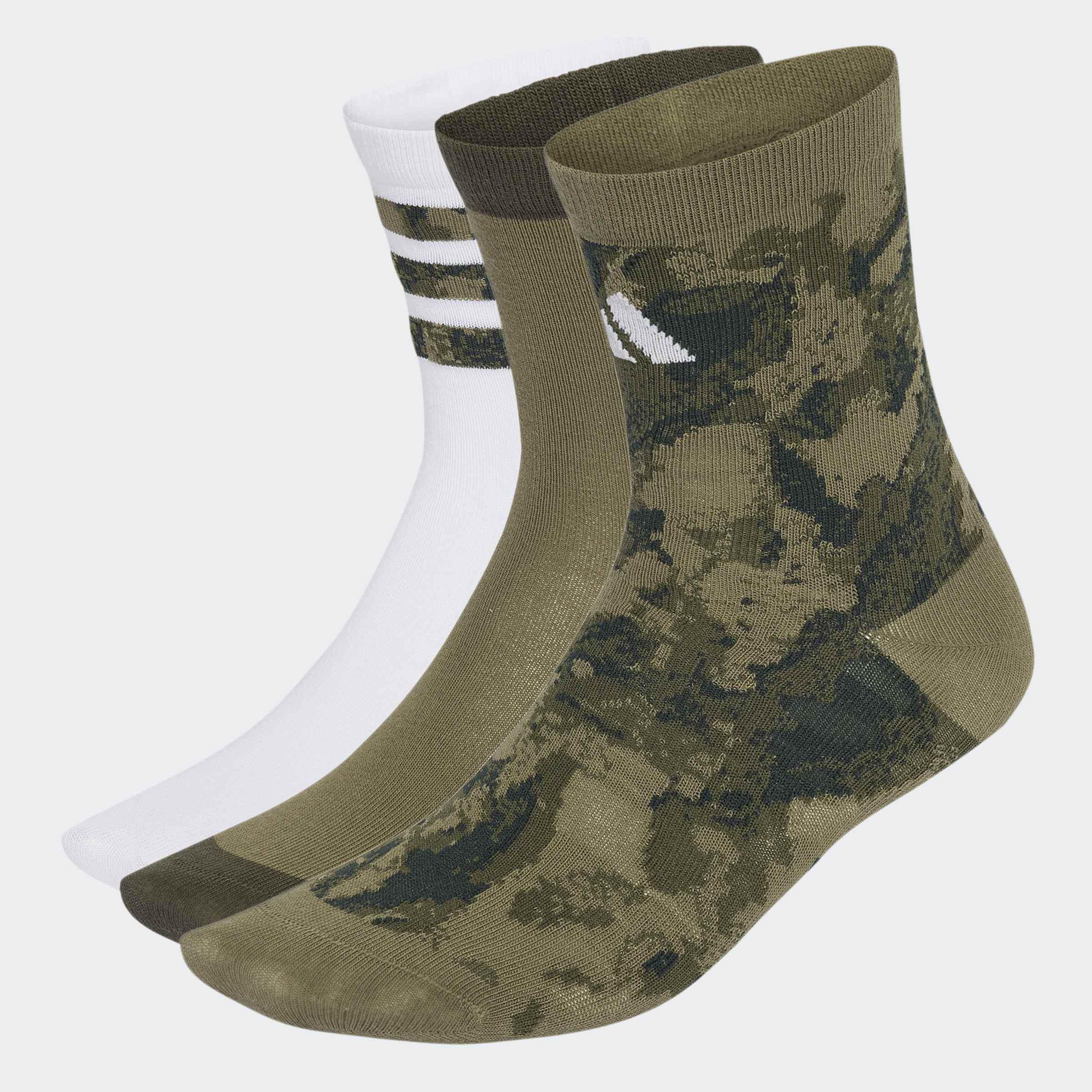 Kids Unisex Youth Boys Camo Graphic 3Pp Socks, Multicolour, A701_ONE, large image number 3