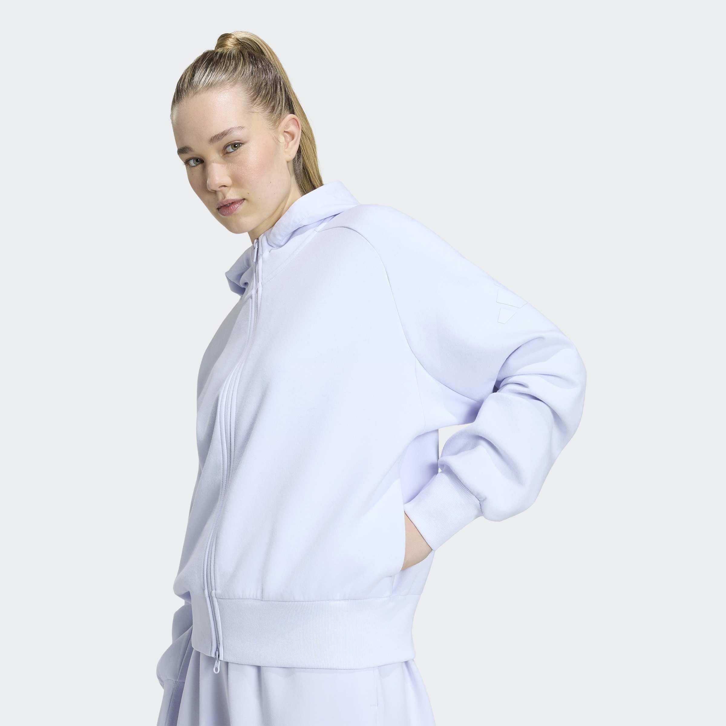 Soft Lux Full-Zip Hoodie, Purple, A701_ONE, large image number 2