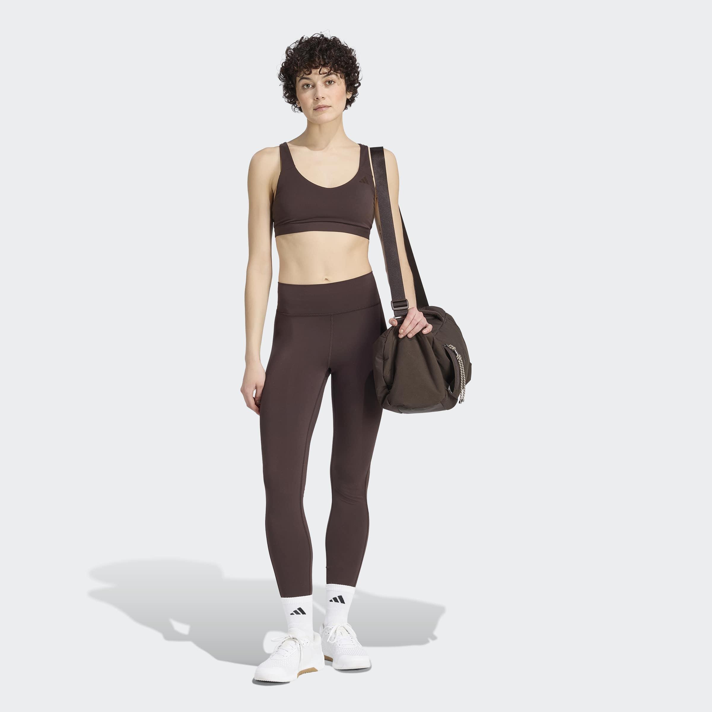 All Me Essentials Full-Length Leggings, Brown, A701_ONE, large image number 5