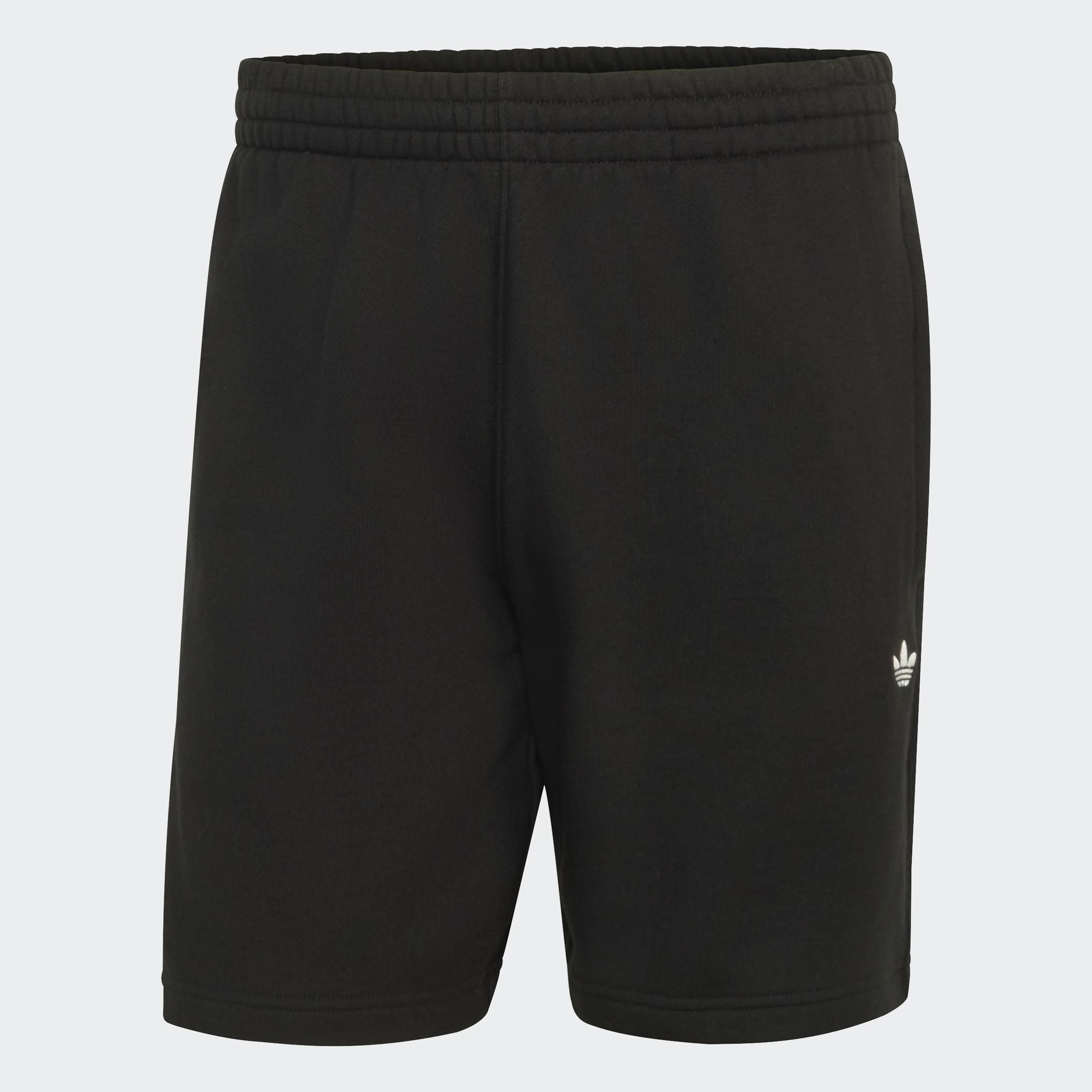 Trefoil Essentials Fleece Shorts, Black