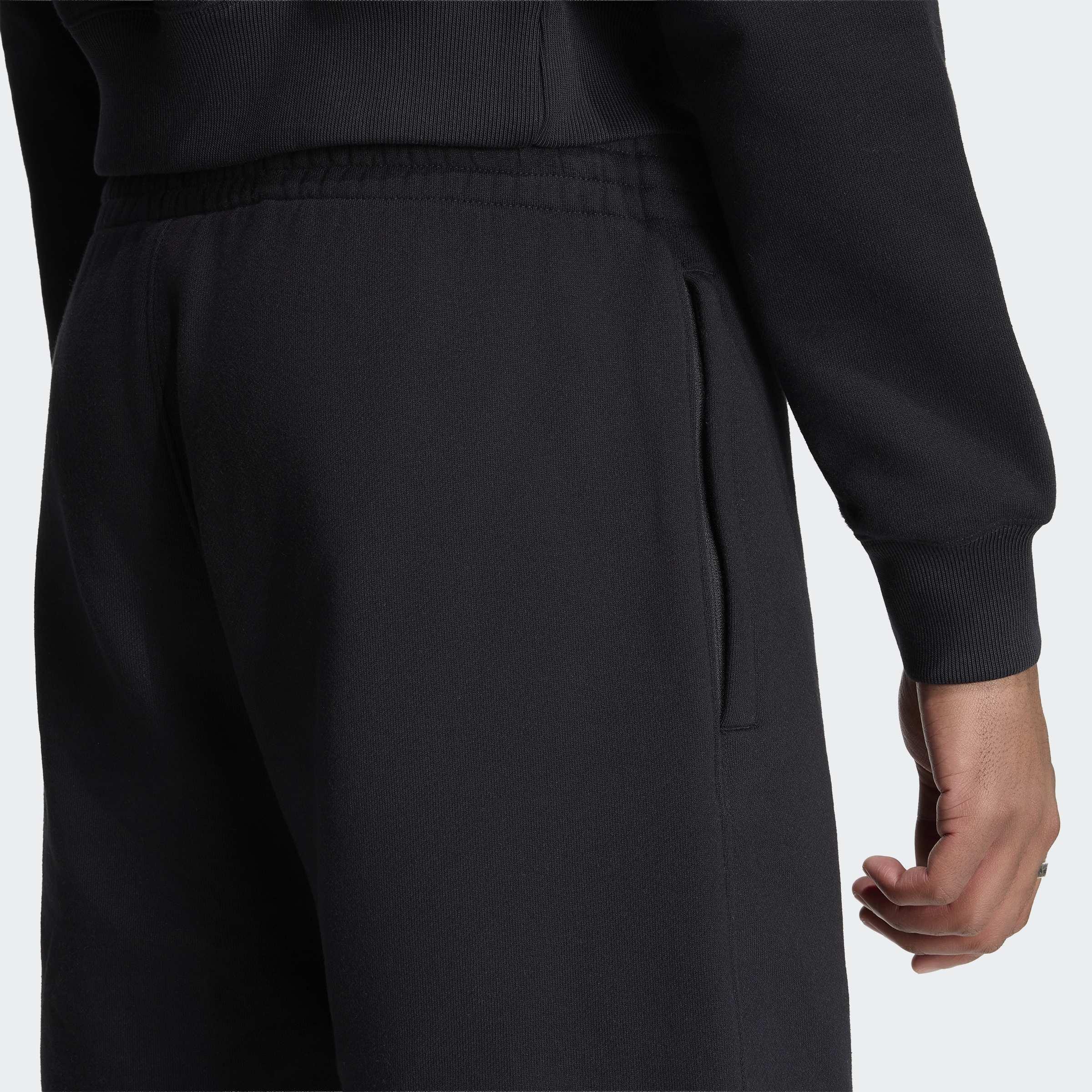 Trefoil Essentials Fleece Shorts, Black, A701_ONE, large image number 3