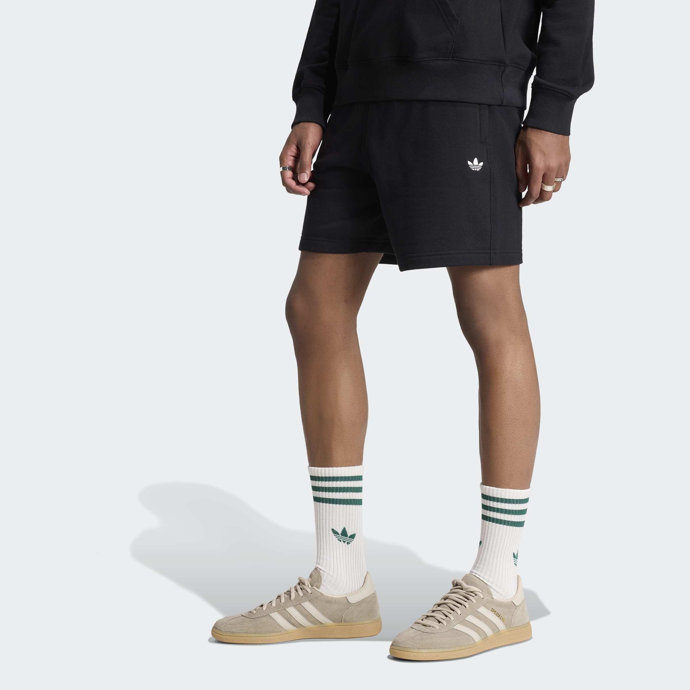 Trefoil Essentials Fleece Shorts, Black, A701_ONE, large image number 5