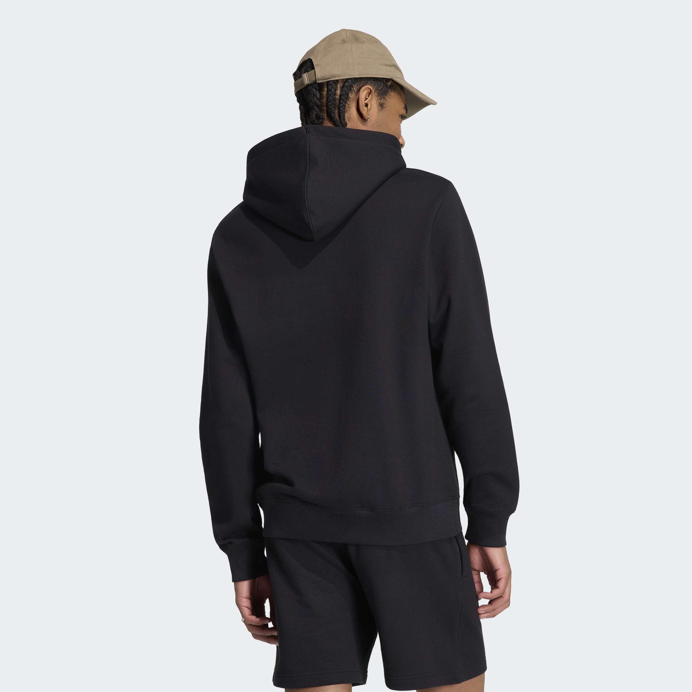 Trefoil Essentials Hoodie French Terry, Black