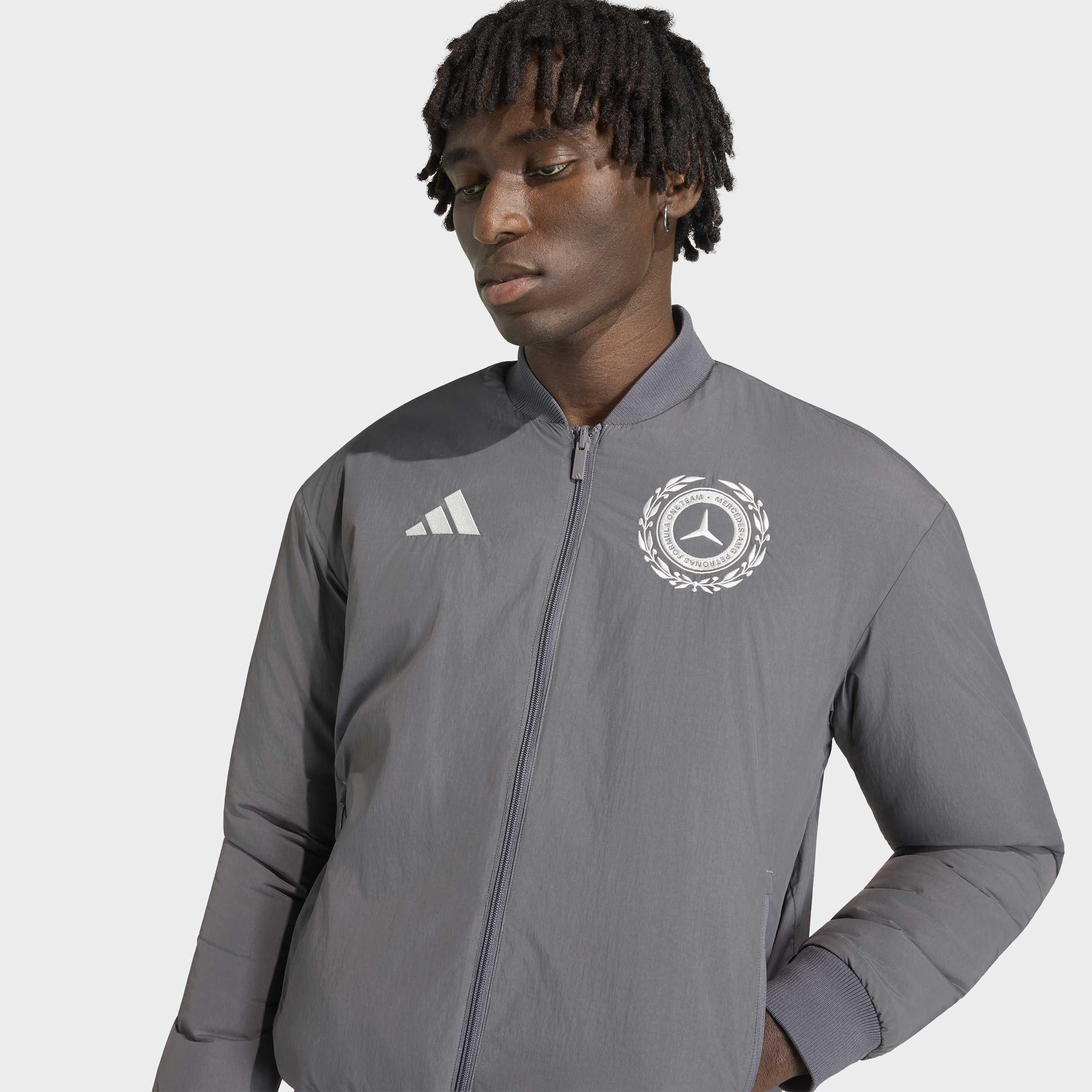 Mercedes - AMG Petronas Formula 1 Team Silver Arrows Icon Jacket, Grey, A701_ONE, large image number 4