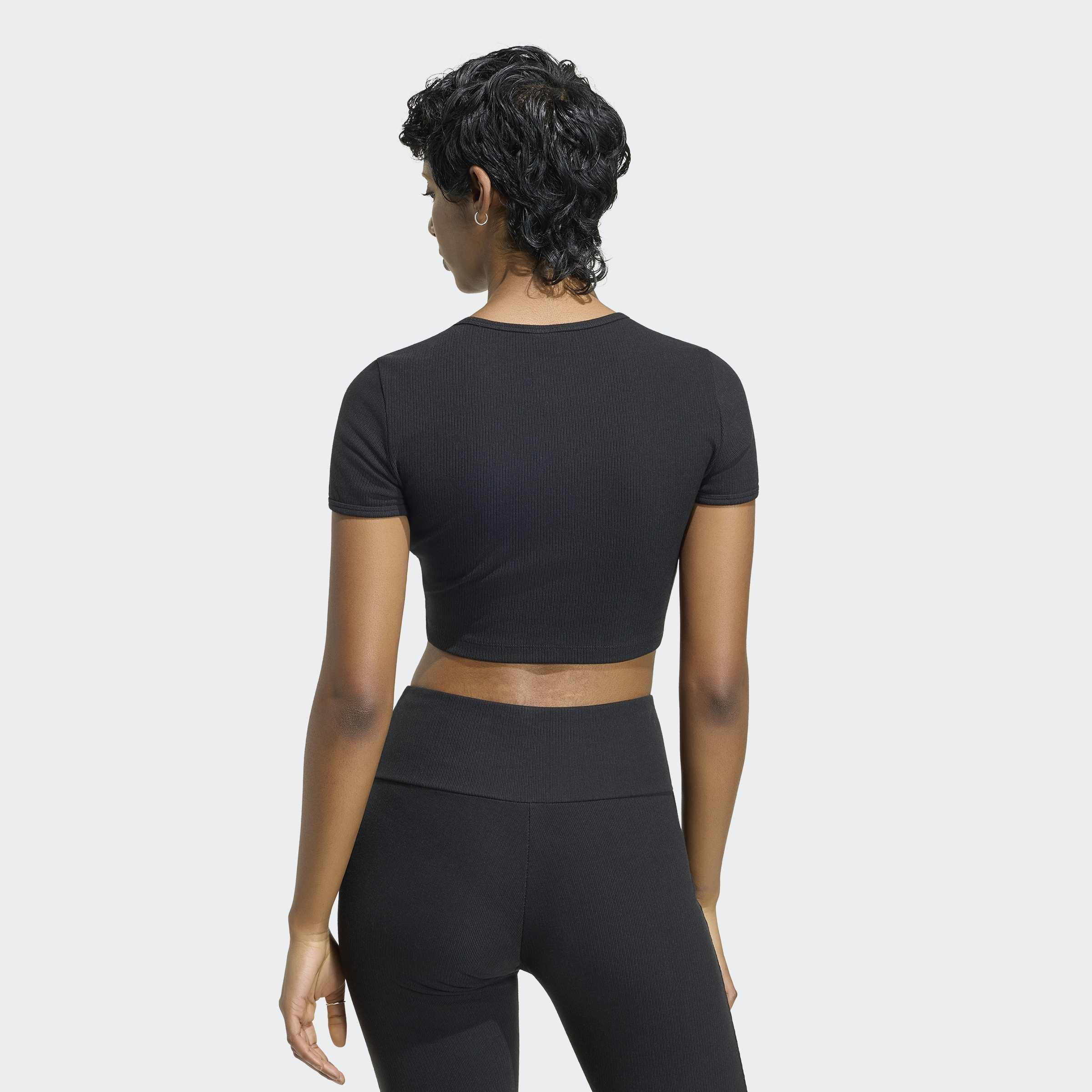 Essentials Rib T-Shirt, Black