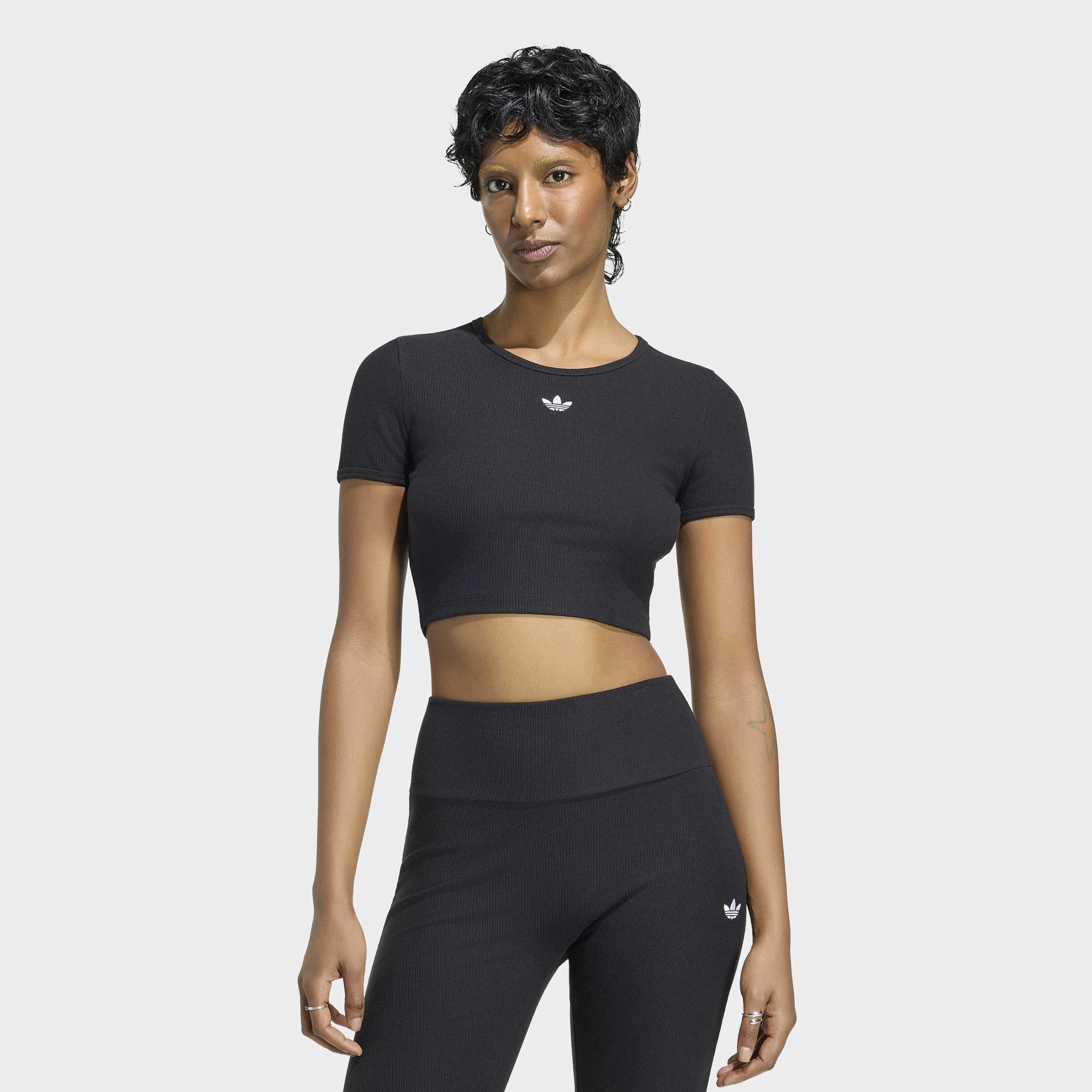 Essentials Rib T-Shirt, Black, A701_ONE, large image number 4