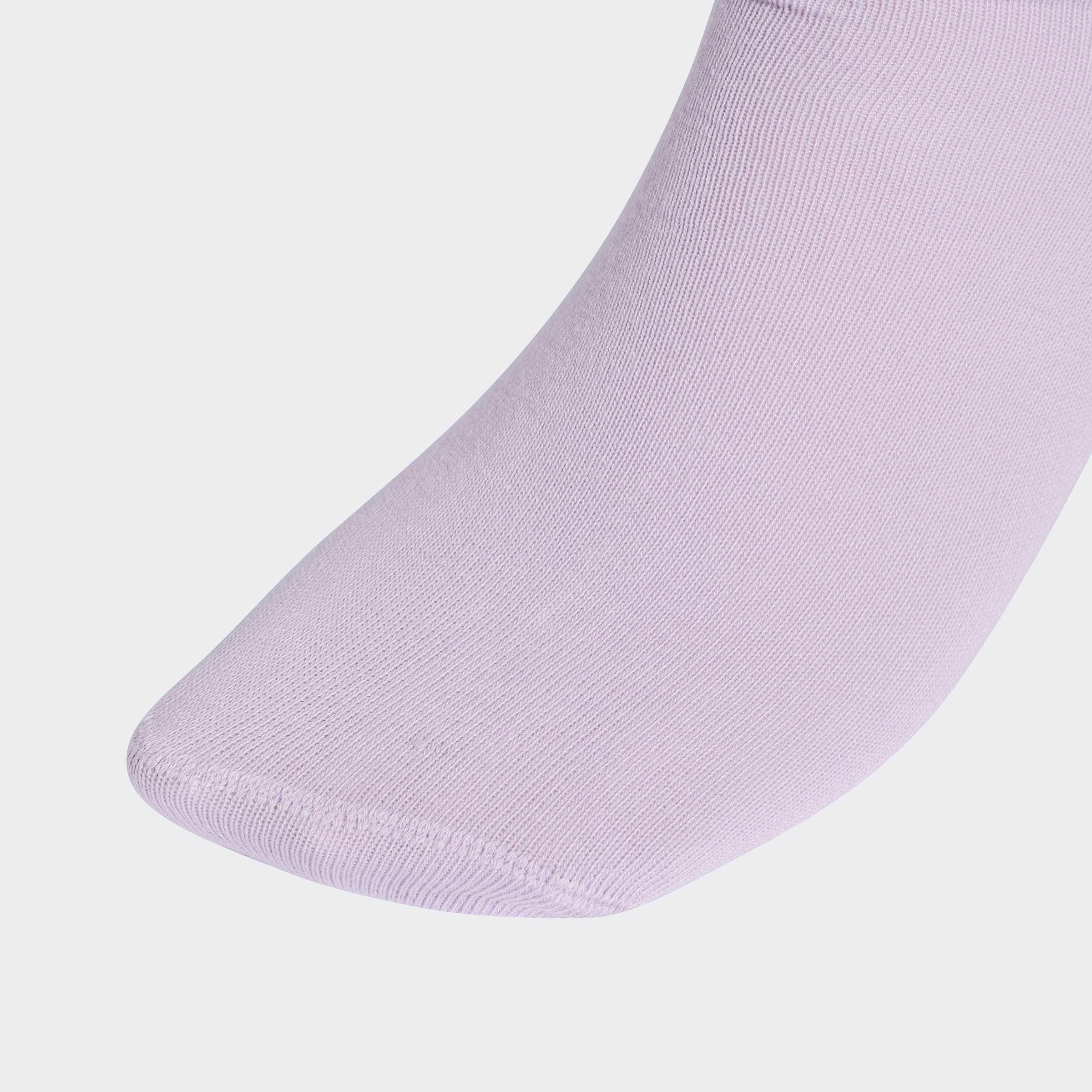 Unisex 3 Stripes Glitter Crew Socks 3 Pairs, Multicolour, A701_ONE, large image number 3