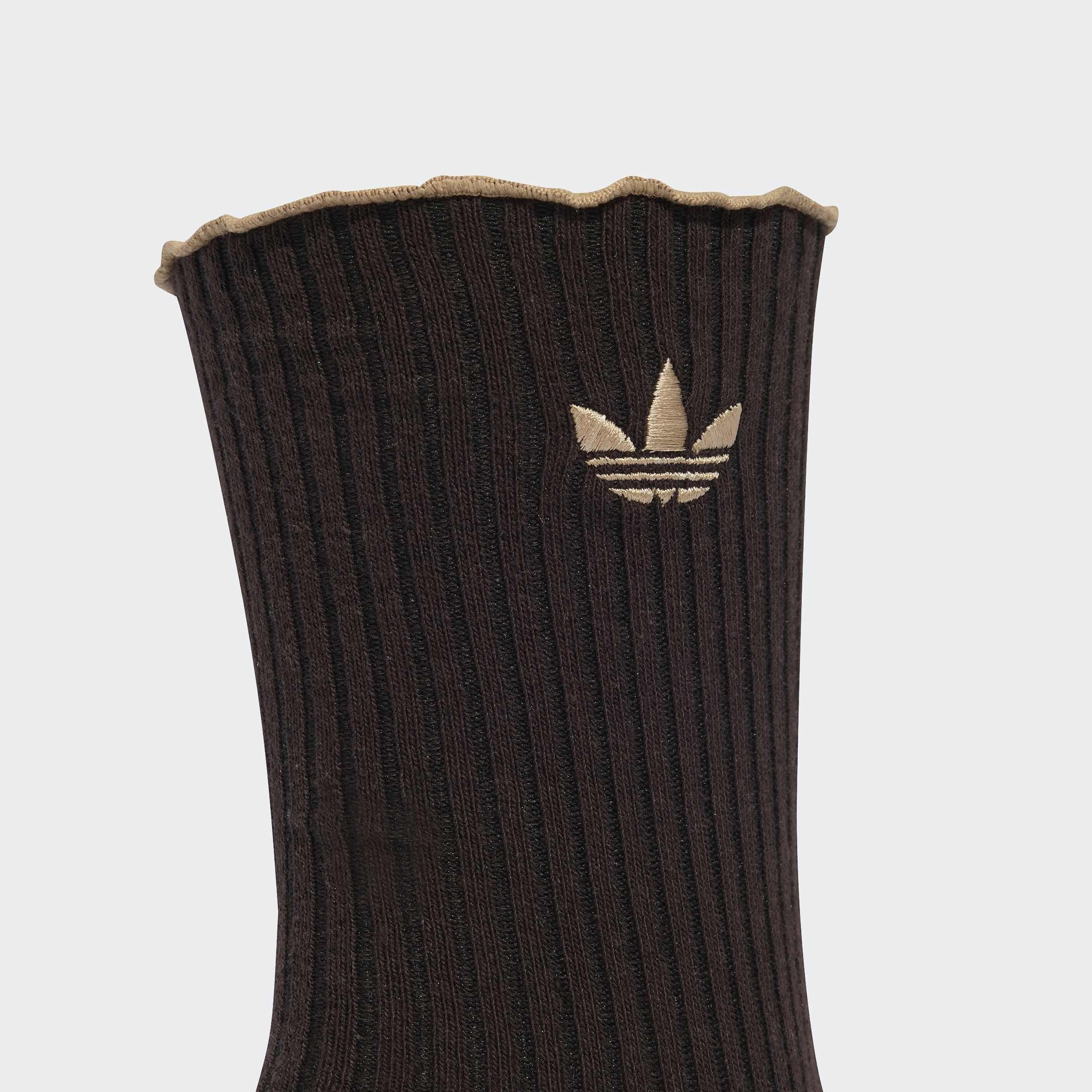 Unisex Ruffle Crew Socks 2 Pairs, Multicolour
