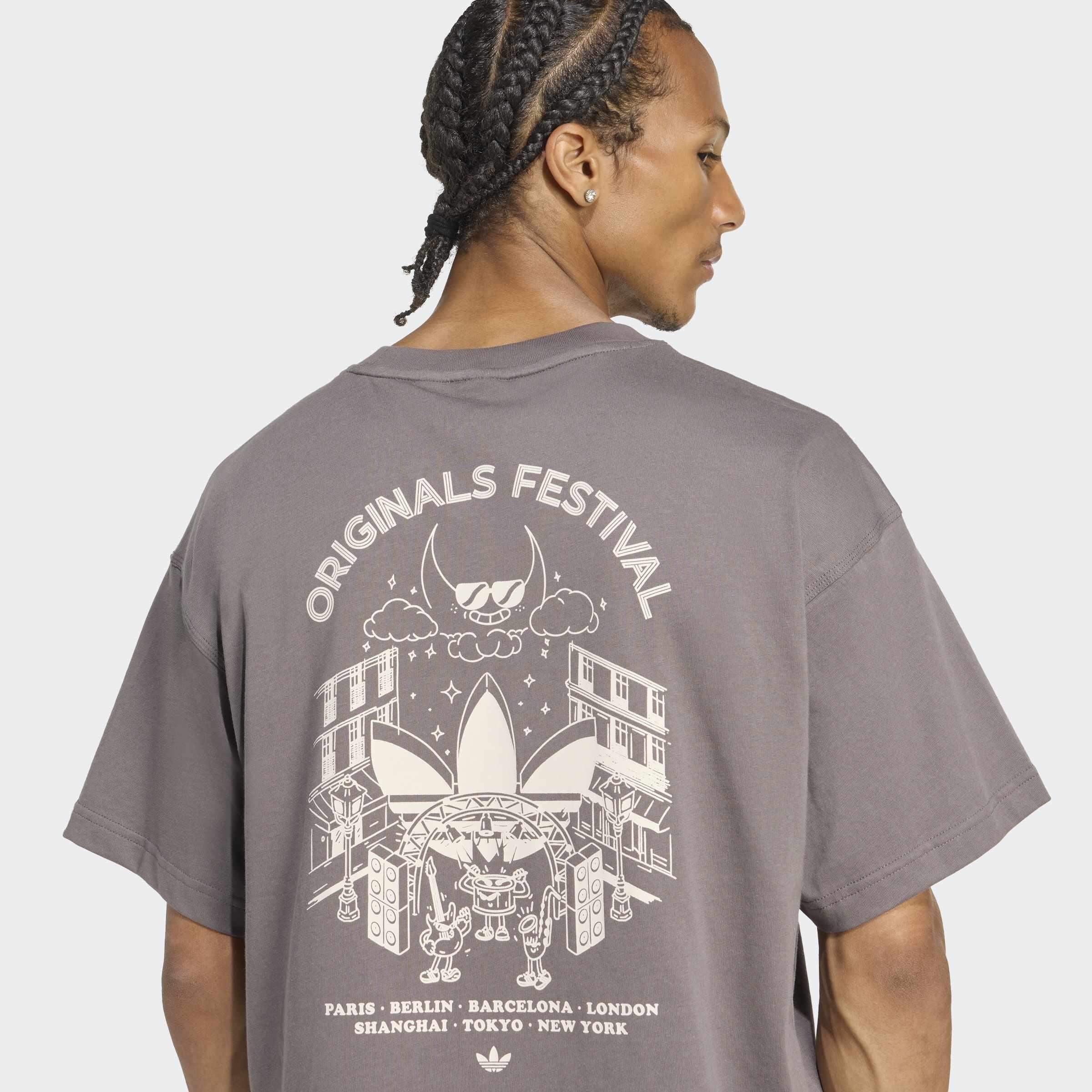 Street Band T-Shirt, Brown, A701_ONE, large image number 4