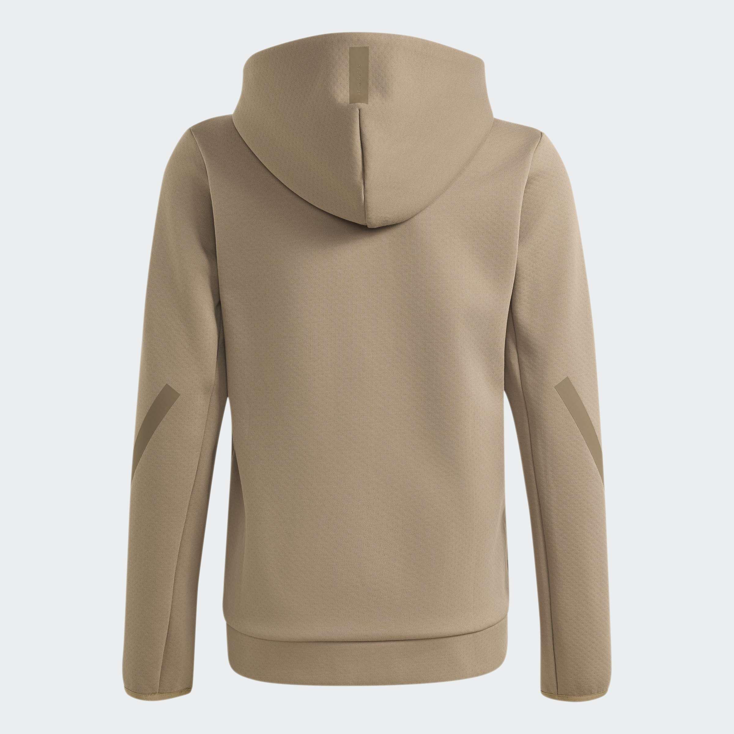 Kids Unisex Z.N.E. Full Zip Hoodie, Beige