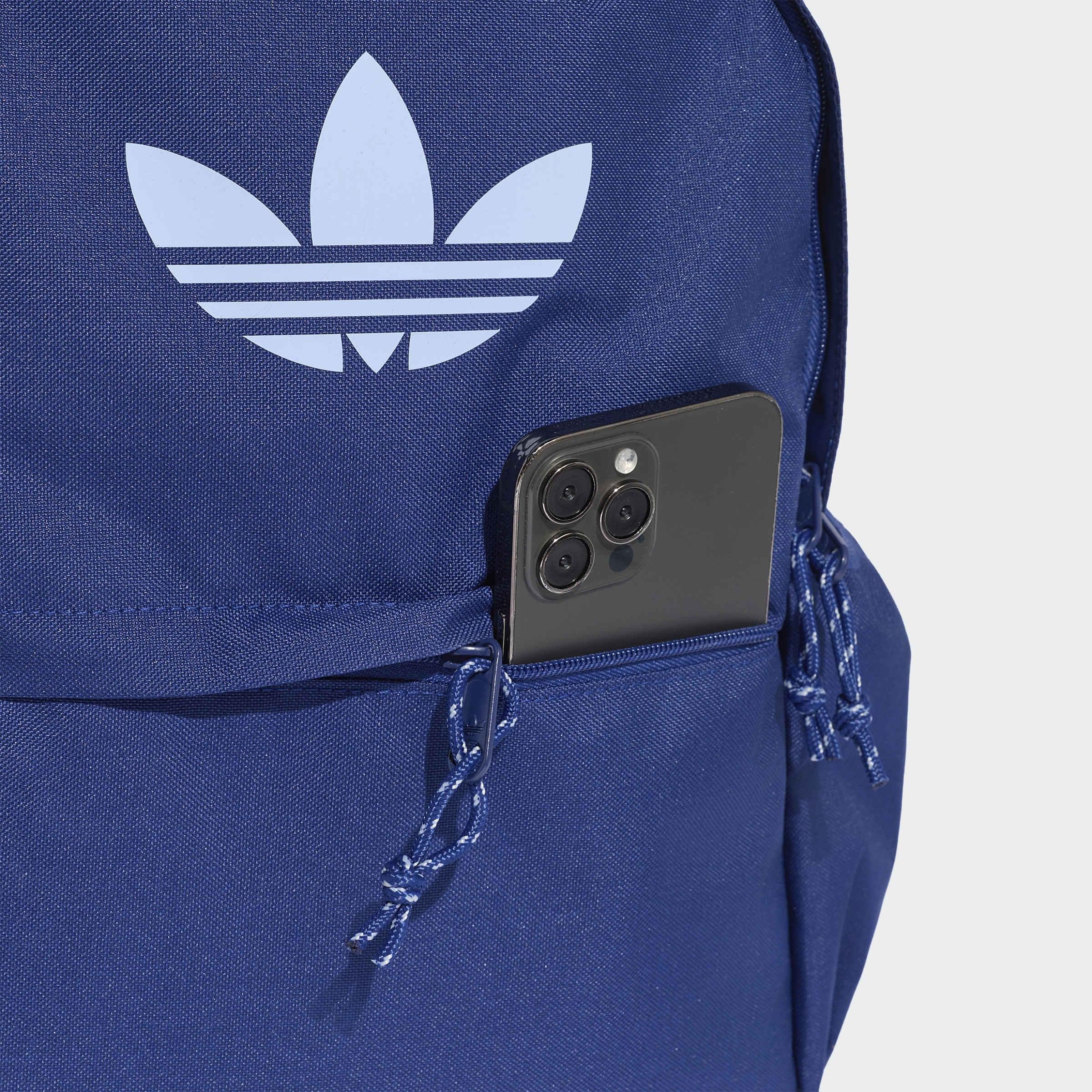 Unisex Backpack With Pencil Case, Blue, A701_ONE, large image number 3