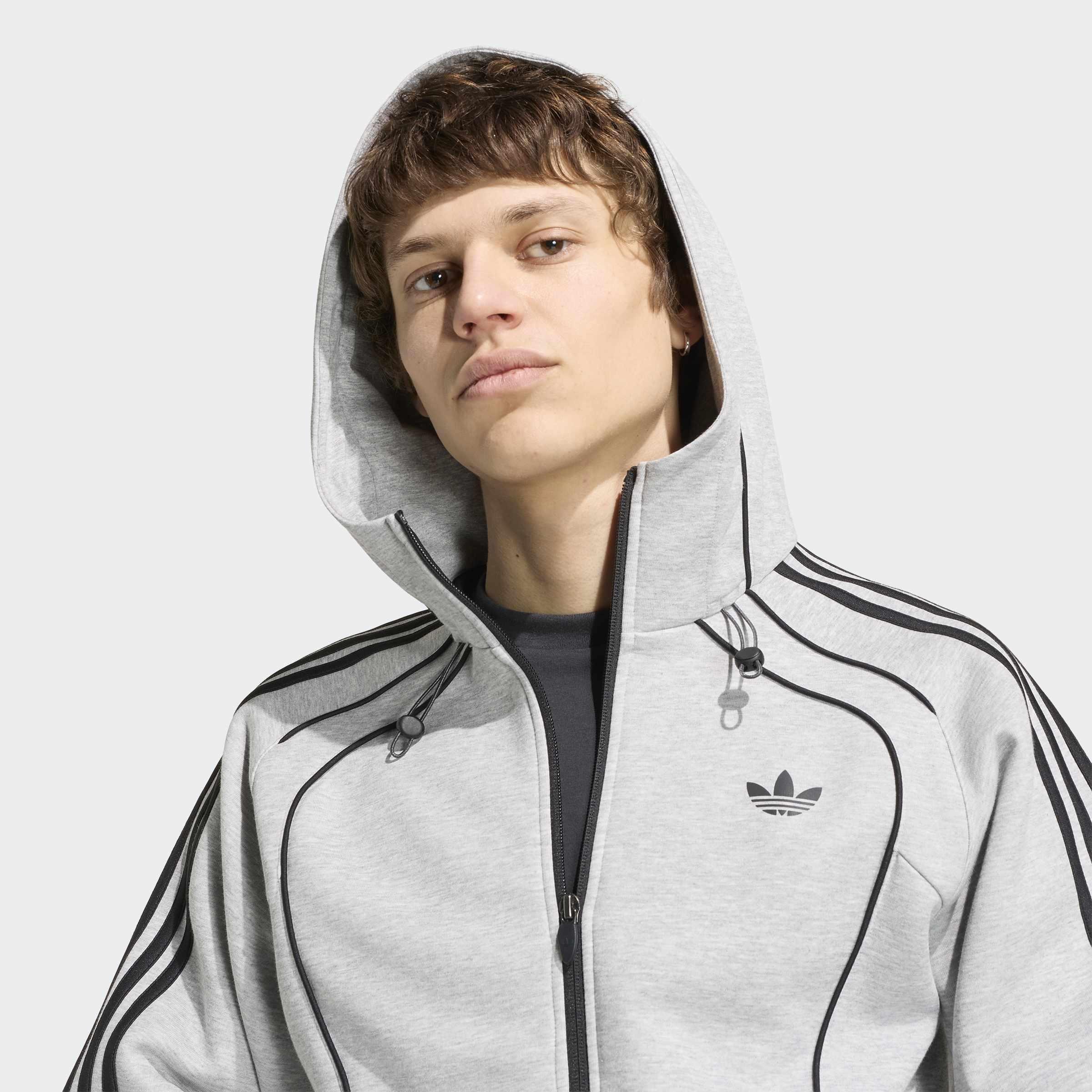 Spacer Teamgeist 26 Cutline Fullzip Hoodie, Grey, A701_ONE, large image number 2