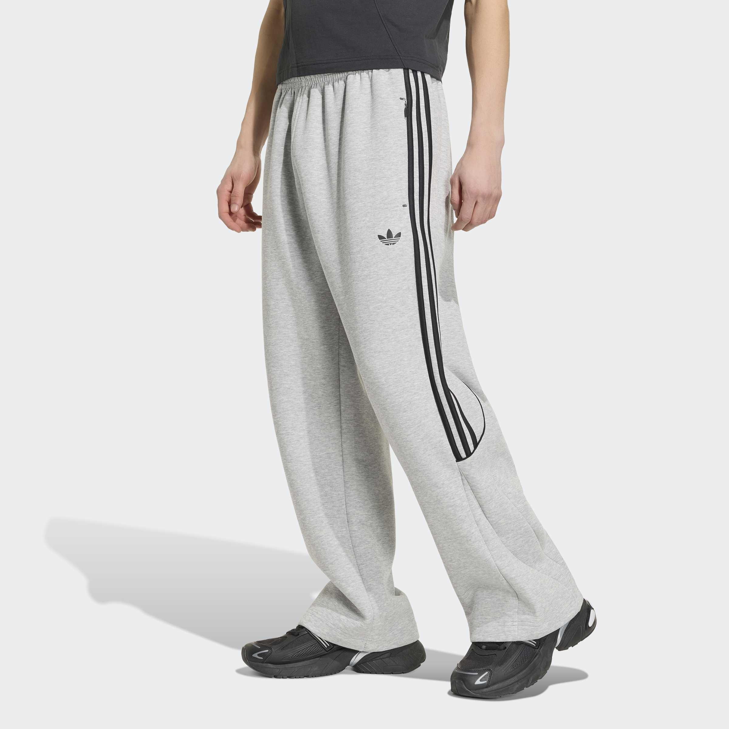 Spacer Teamgeist 26 Cutline Open Hem Tracksuit Bottoms, Grey, A701_ONE, large image number 5