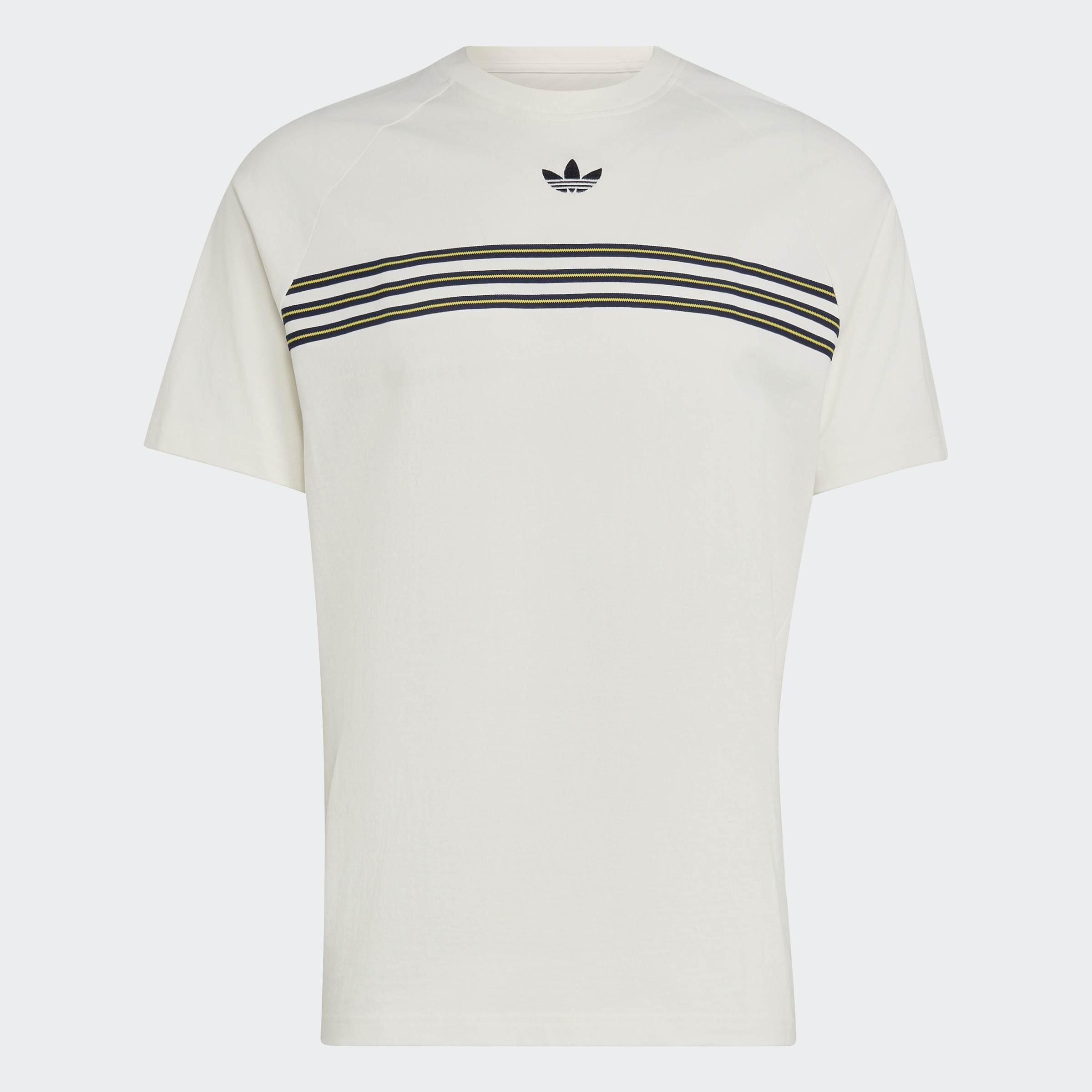 Chest Stripes T-Shirt, White, A701_ONE, large image number 0