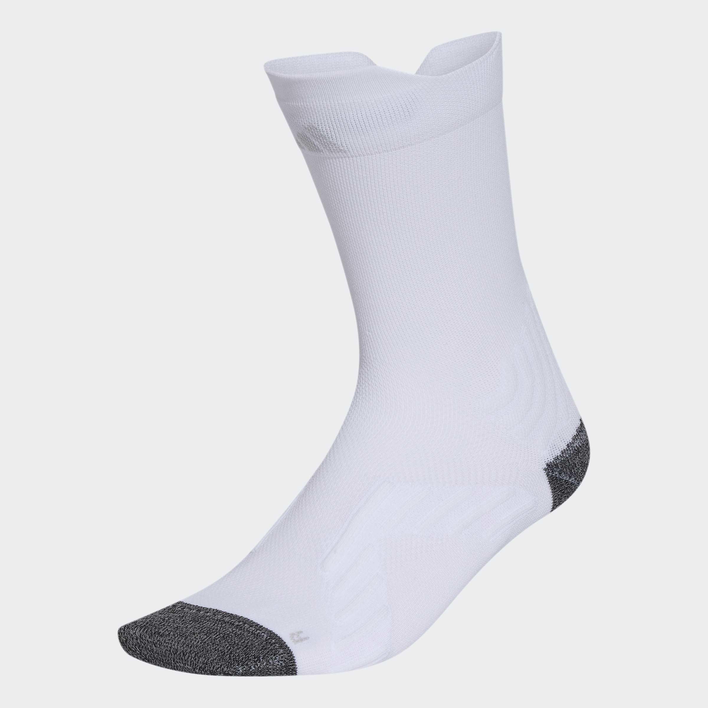 Unisex Running Comfy Crew Sock, White, A701_ONE, large image number 3